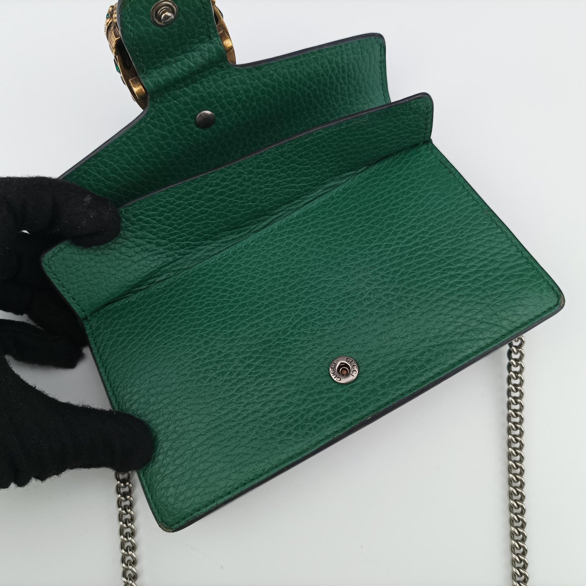 Vintage Gucci Dionysus Green Leather 476432 shoulderbag | stylenewstar