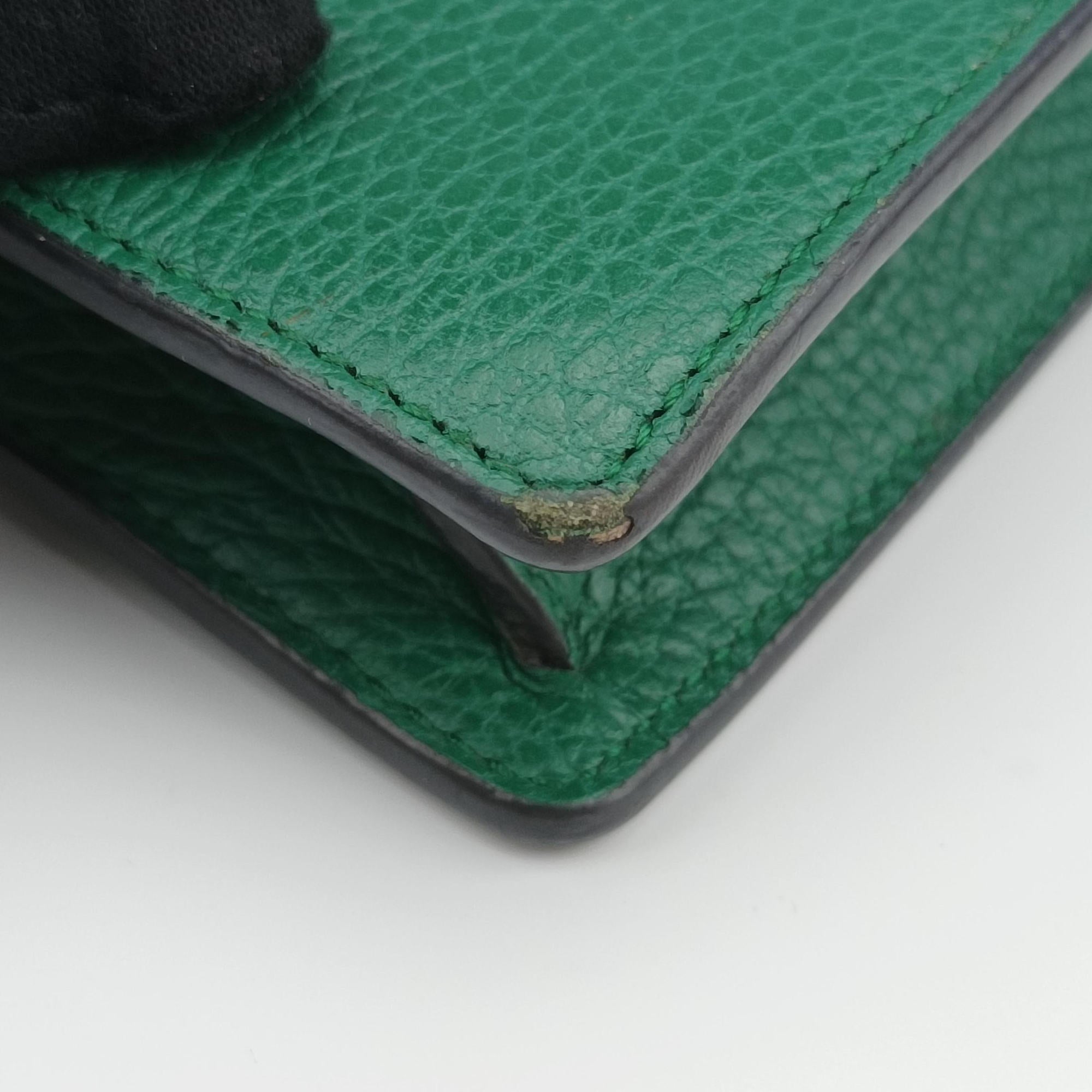 Vintage Gucci Dionysus Green Leather 476432 shoulderbag | stylenewstar