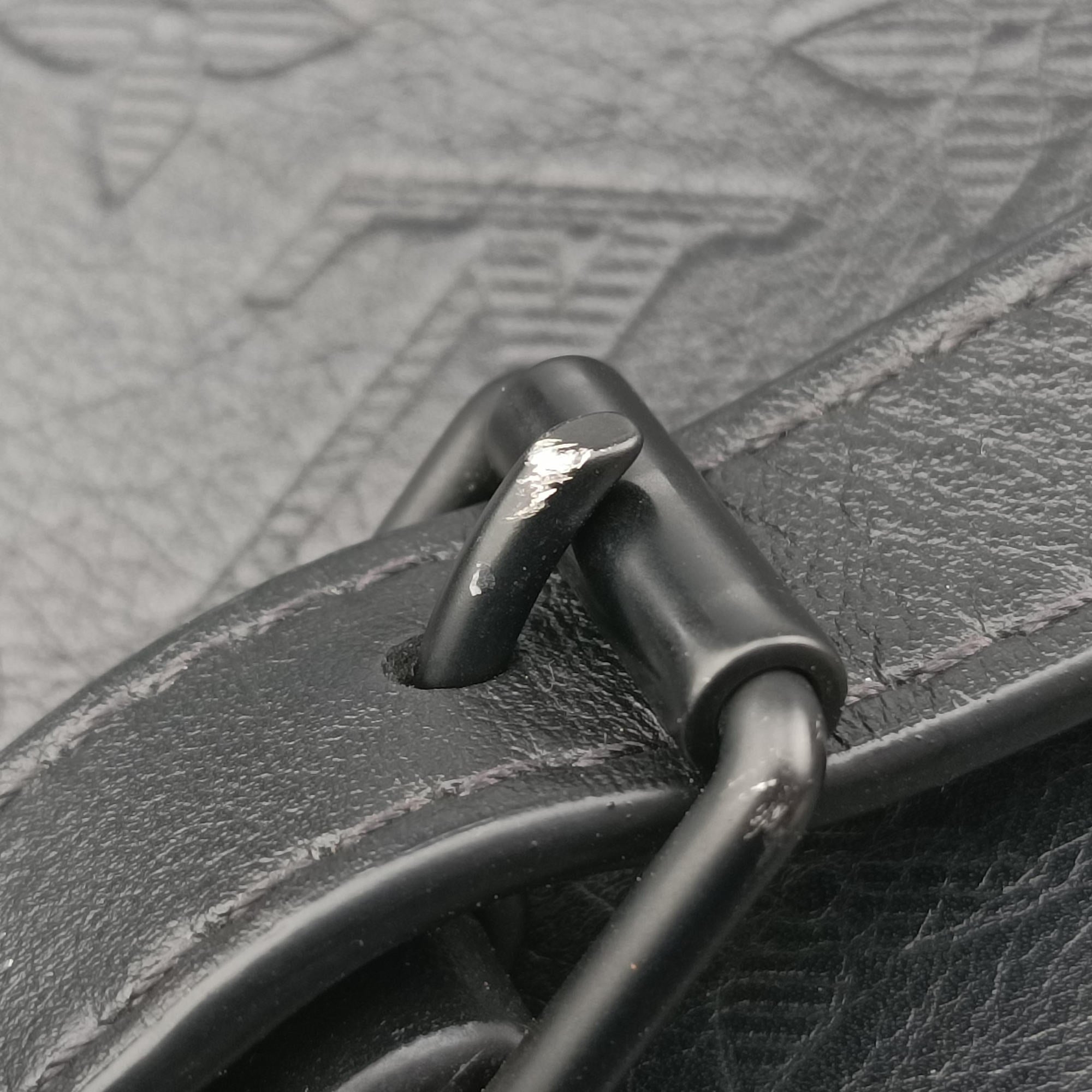 Pre-owned Louis Vuitton Danube PM 	Noir Monogram Shadow M43681 shoulderbag | stylenewstar