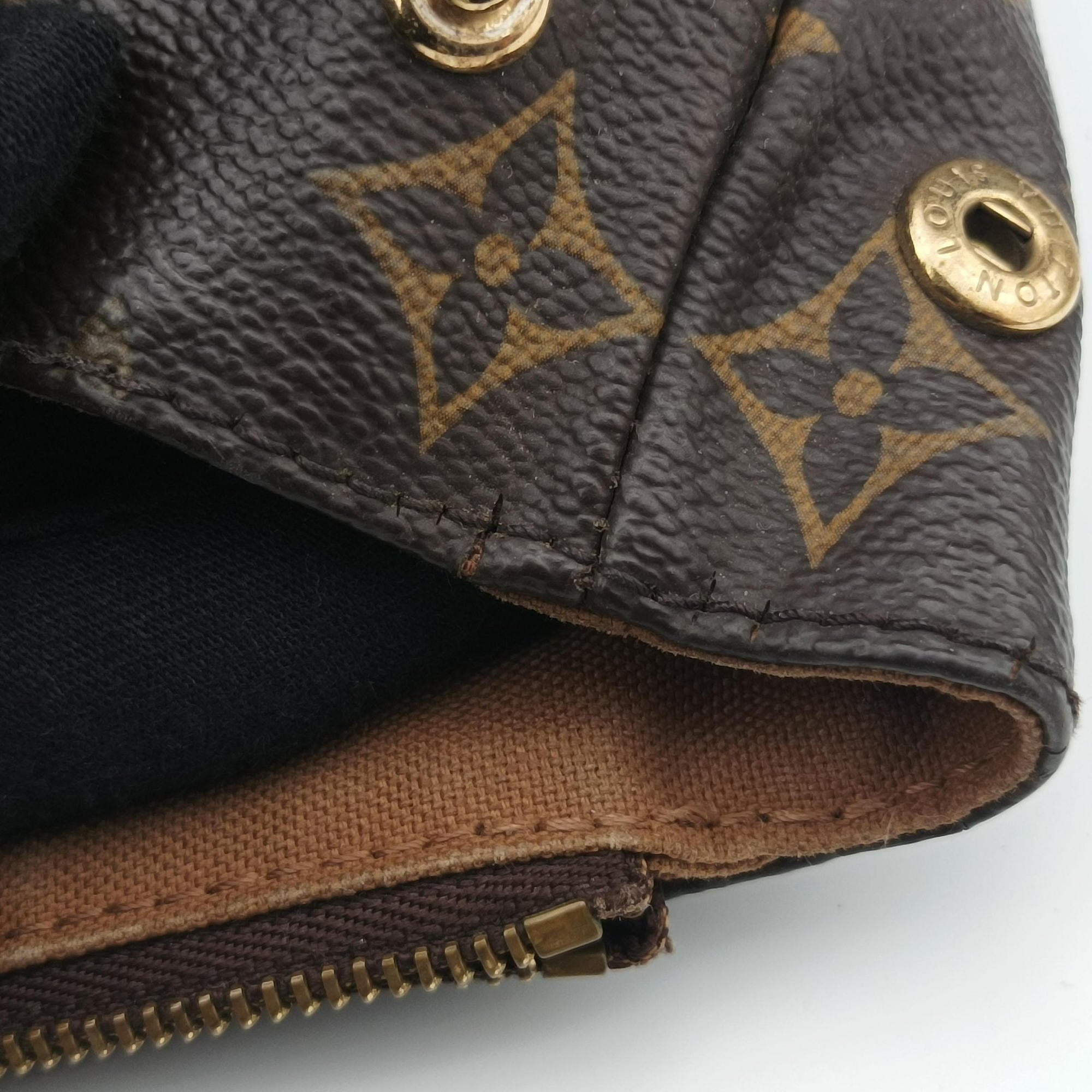 Pre-owned Louis Vuitton Cabas Bobur Brown Monogram Canvas N52006 handbag | stylenewstar