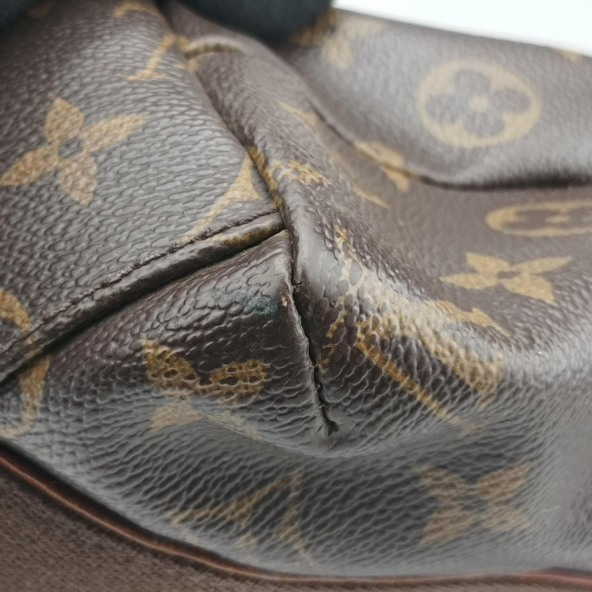 Pre-owned Louis Vuitton Cabas Bobur Brown Monogram Canvas N52006 handbag | stylenewstar