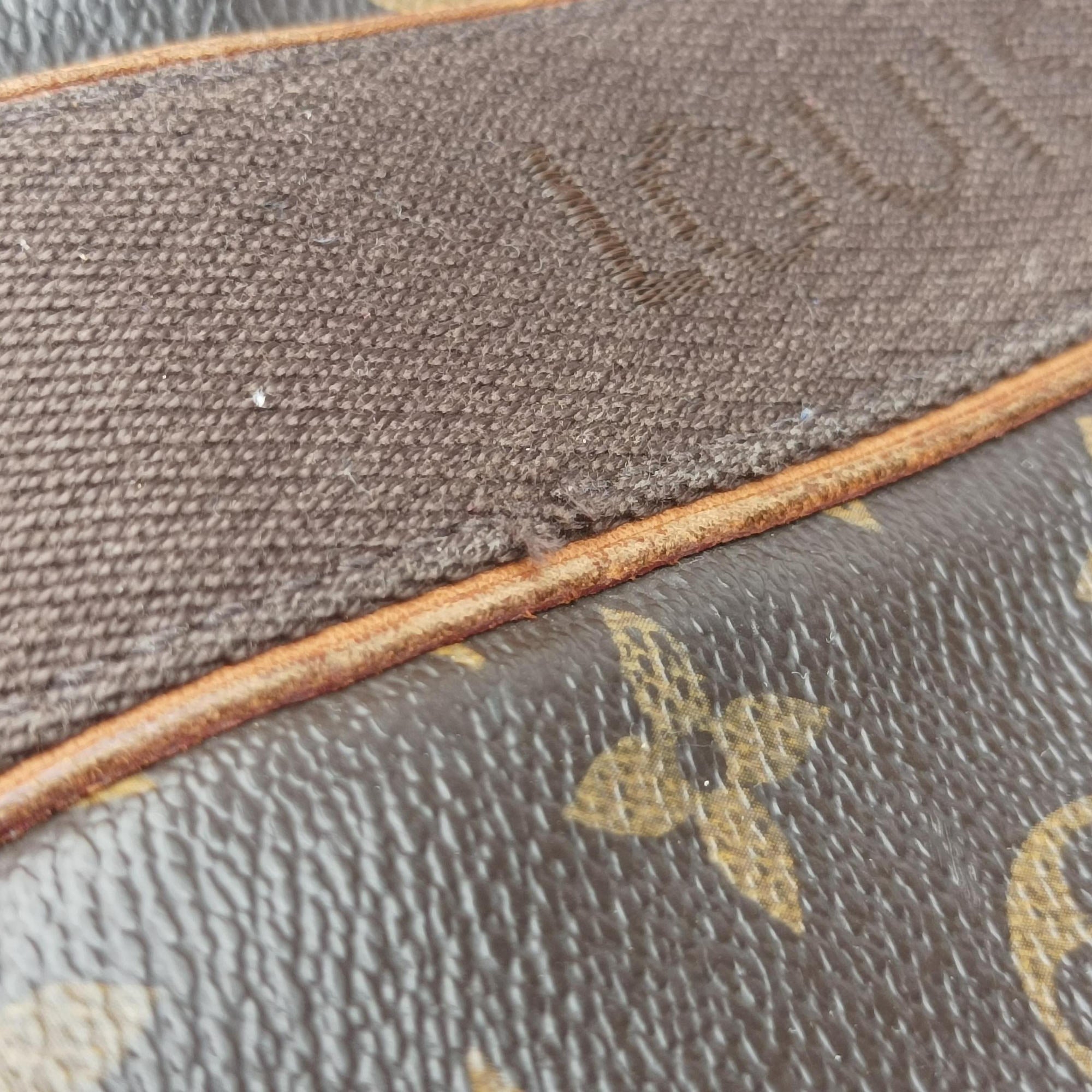 Pre-owned Louis Vuitton Cabas Bobur Brown Monogram Canvas N52006 handbag | stylenewstar