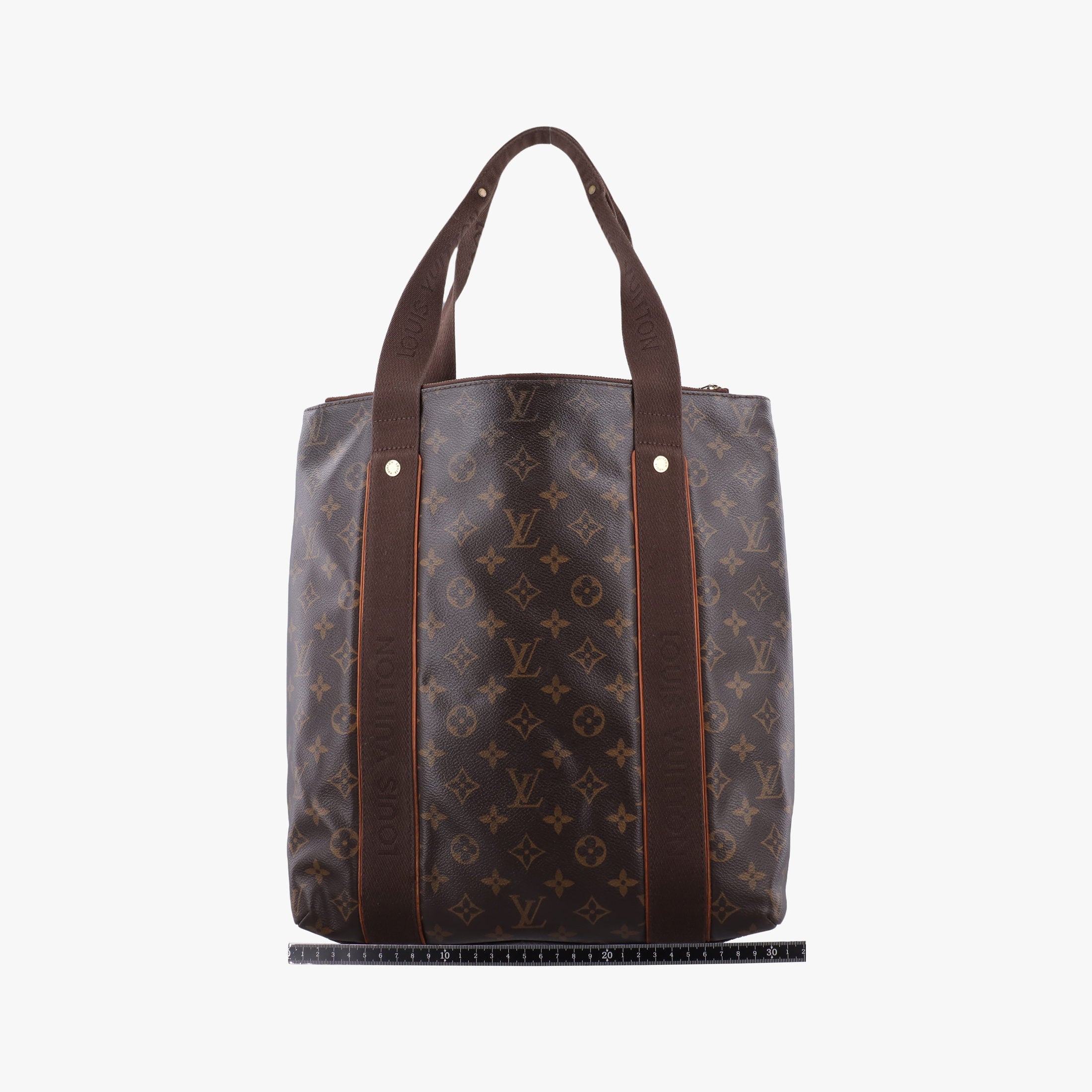 Pre-owned Louis Vuitton Cabas Bobur Brown Monogram Canvas N52006 handbag | stylenewstar