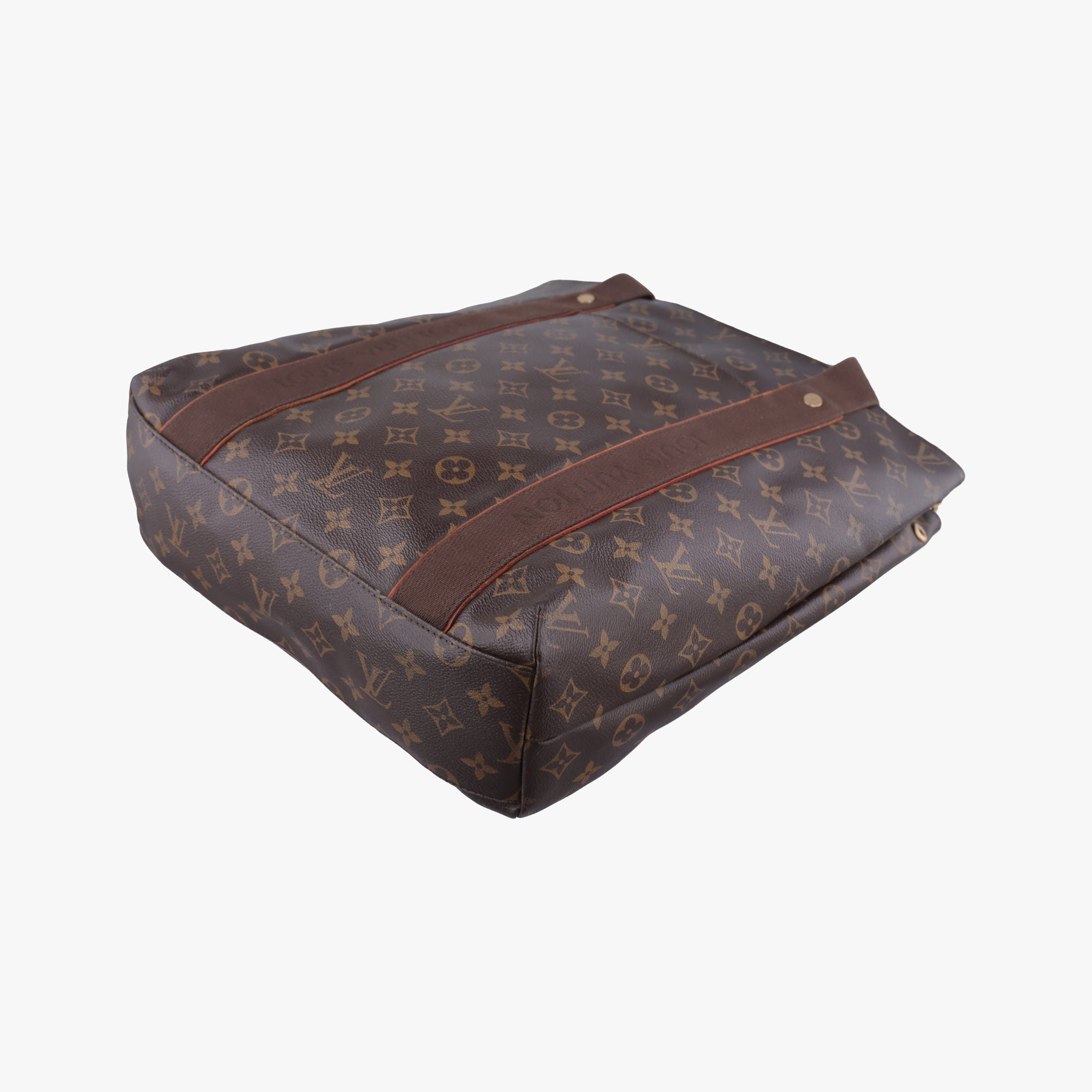 Pre-owned Louis Vuitton Cabas Bobur Brown Monogram Canvas N52006 handbag | stylenewstar