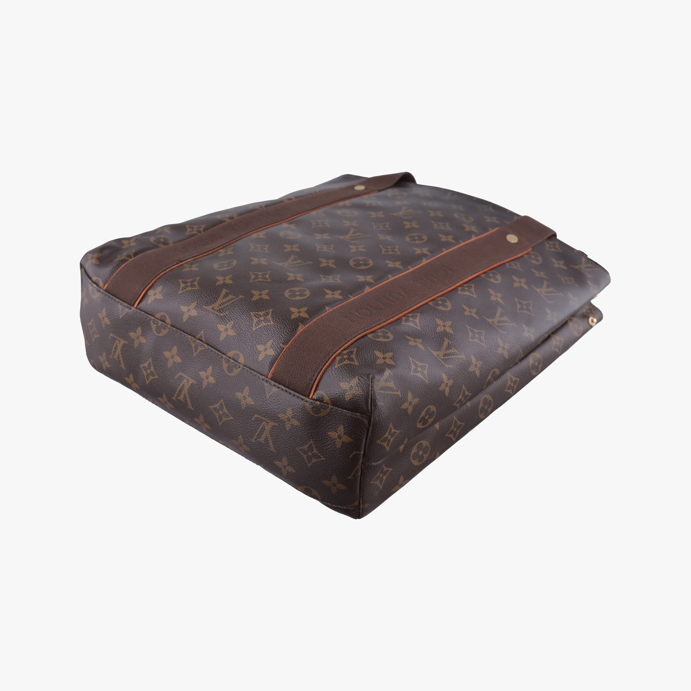 Pre-owned Louis Vuitton Cabas Bobur Brown Monogram Canvas N52006 handbag | stylenewstar