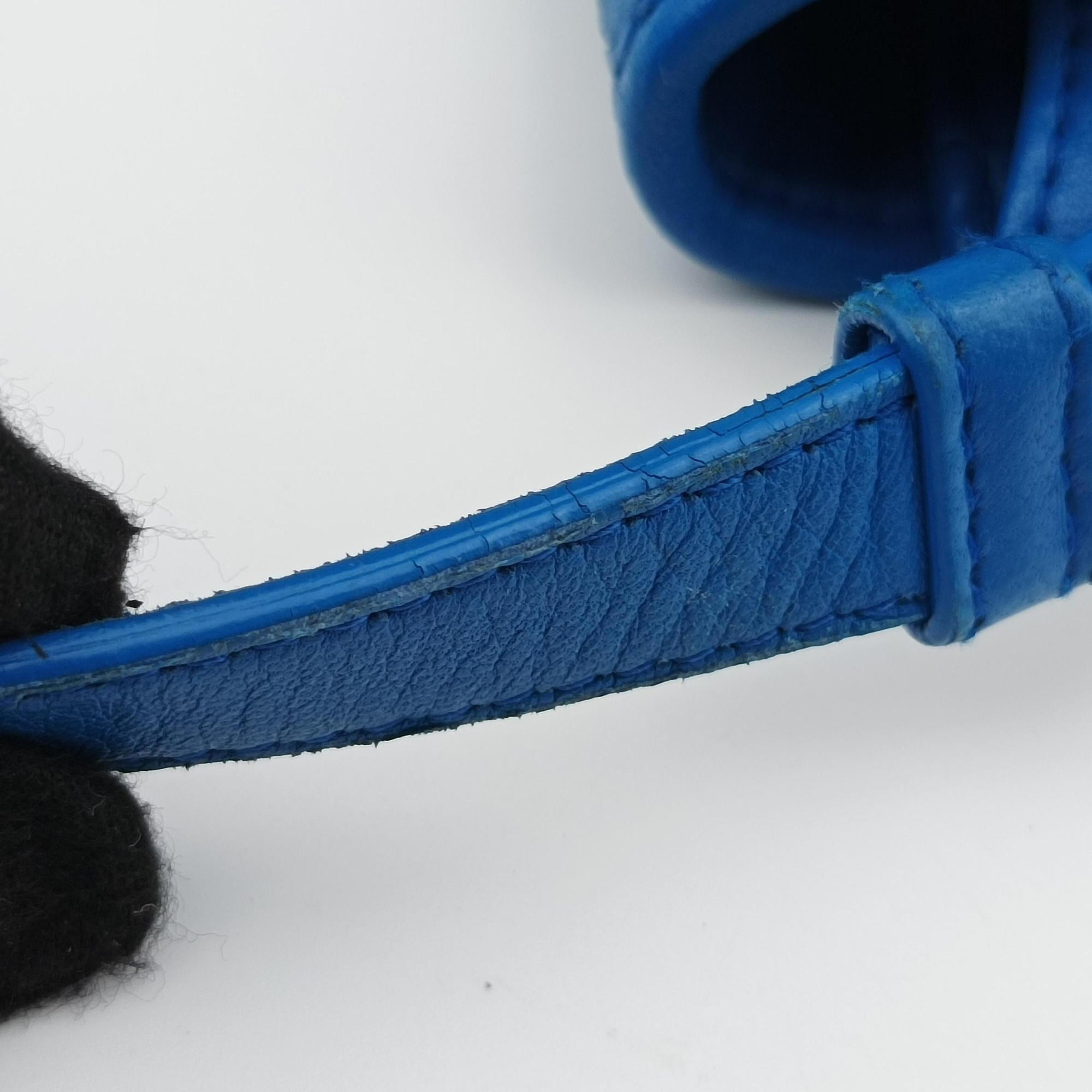 Secondhand Bottega Veneta Intrecciato Blue lambskin  shoulderbag | stylenewstar