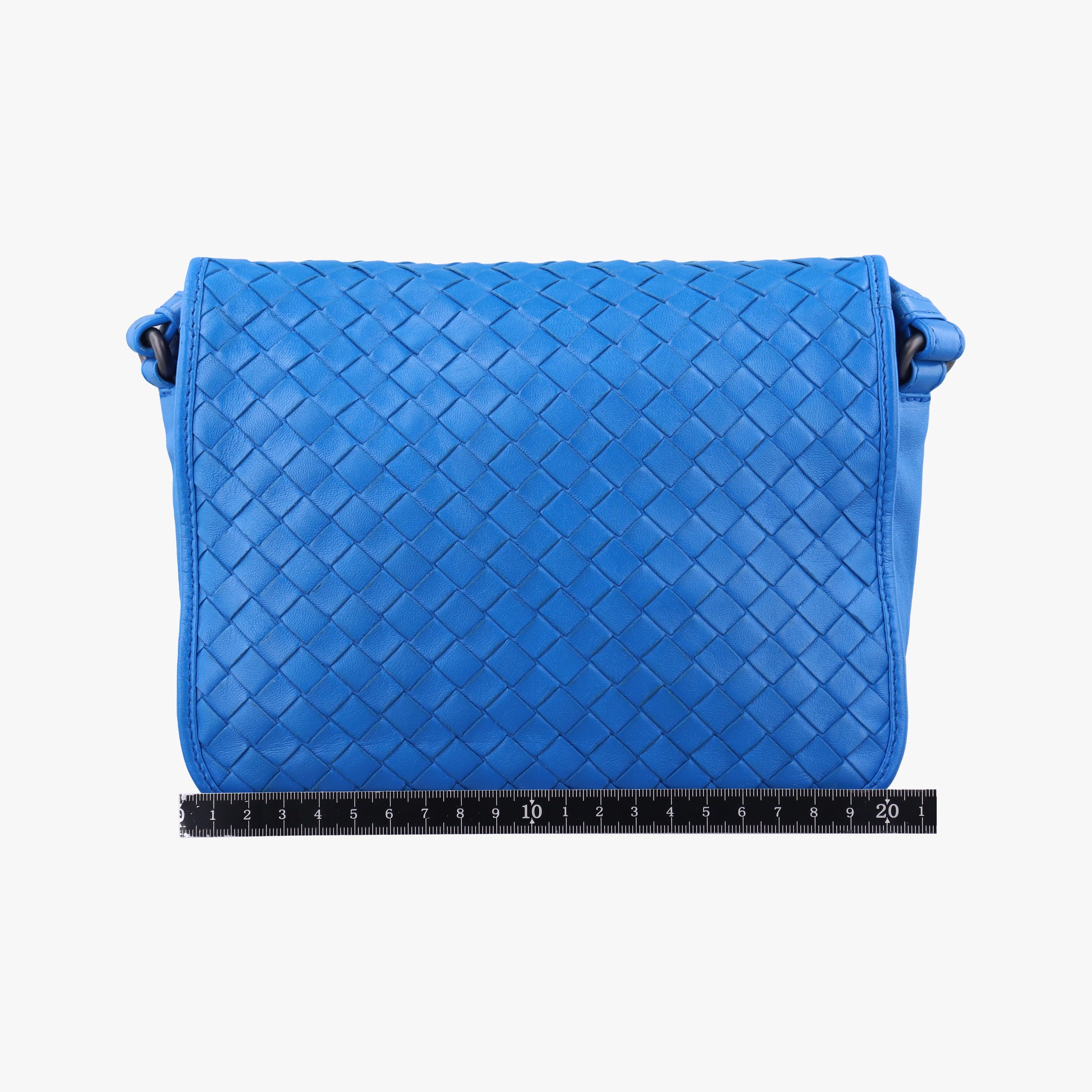 Secondhand Bottega Veneta Intrecciato Blue lambskin  shoulderbag | stylenewstar
