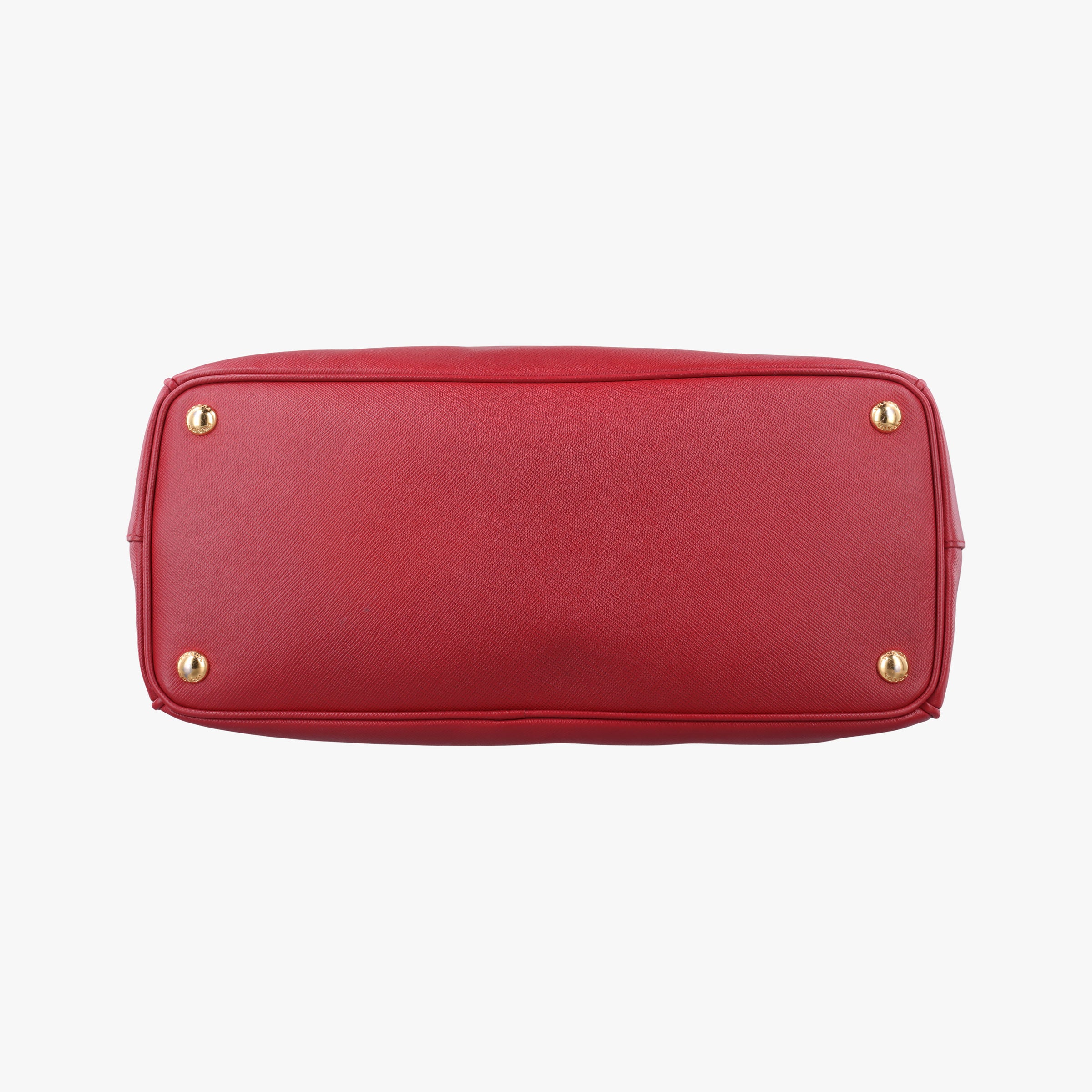Pre-owned Prada Galleria Red SAFFIANO Leather BN1786 shoulderbag | stylenewstar