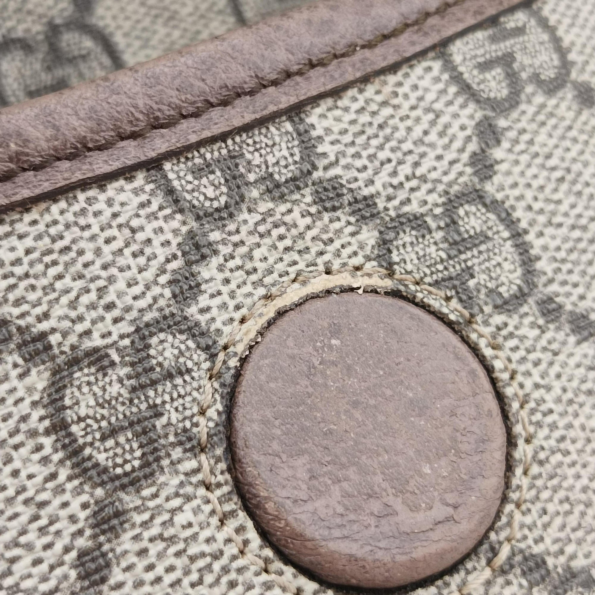 Vintage Gucci NEO VINTAGE GG Supreme beige×Brown PVC coated canvas×Leather 493930 bum bag/waist bag | stylenewstar