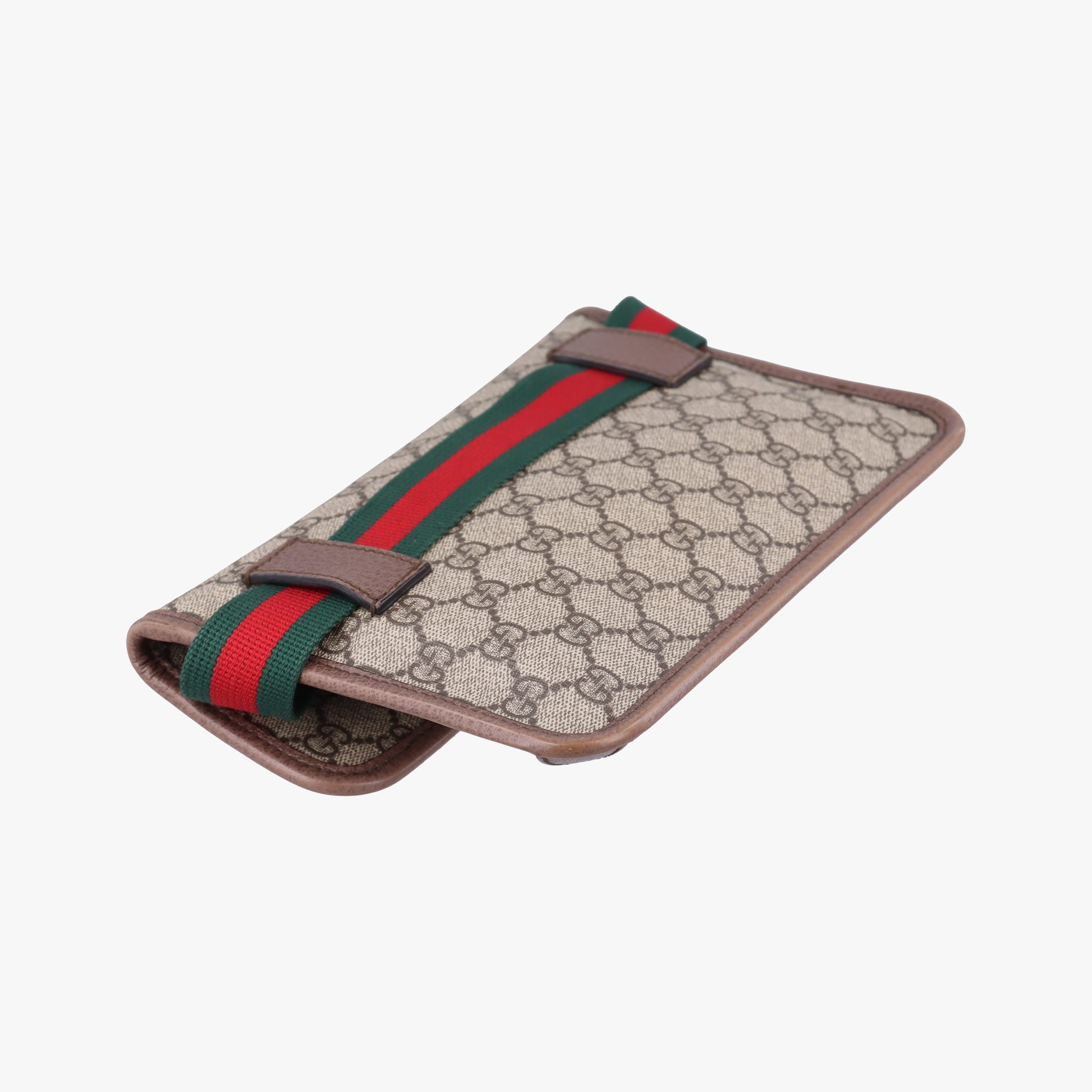 Vintage Gucci NEO VINTAGE GG Supreme beige×Brown PVC coated canvas×Leather 493930 bum bag/waist bag | stylenewstar