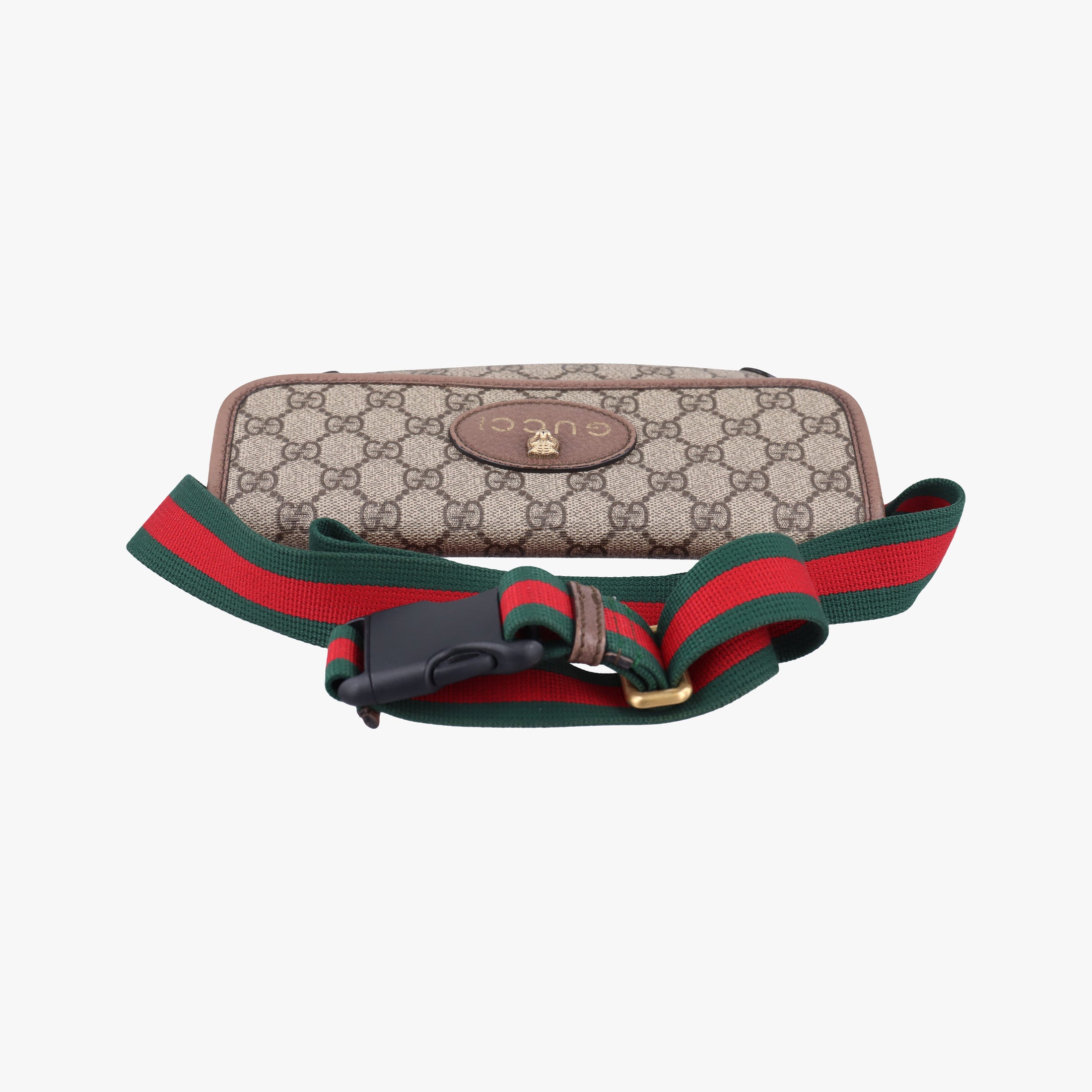 Vintage Gucci NEO VINTAGE GG Supreme beige×Brown PVC coated canvas×Leather 493930 bum bag/waist bag | stylenewstar