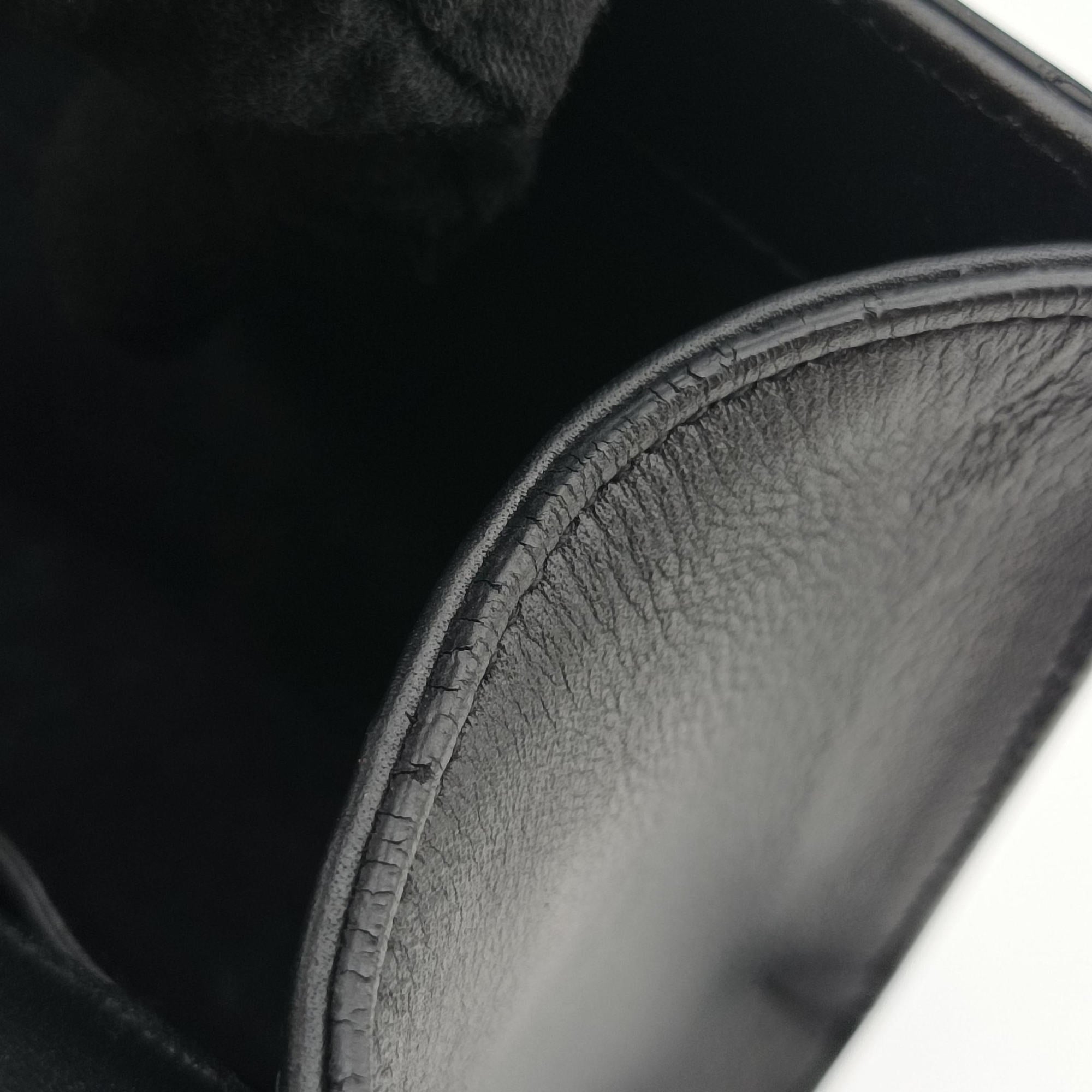 Pre-owned Yves Saint Laurent KATE Black Leather 354120 shoulderbag | stylenewstar