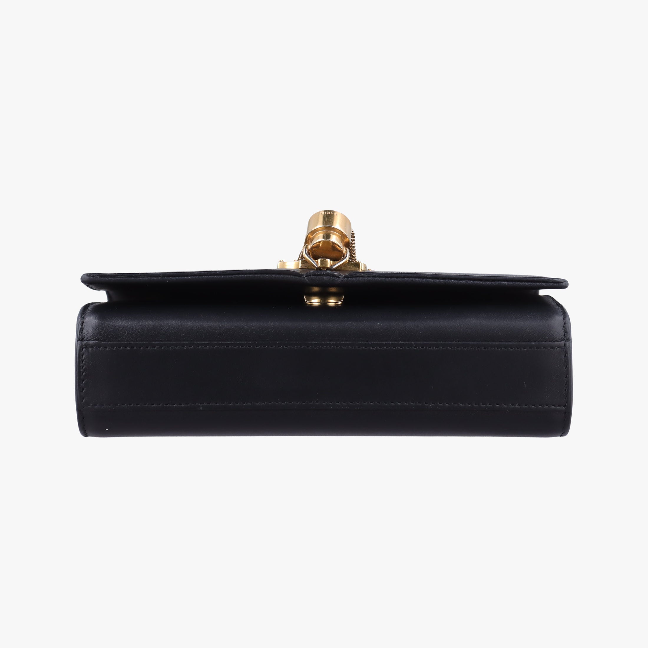 Pre-owned Yves Saint Laurent KATE Black Leather 354120 shoulderbag | stylenewstar