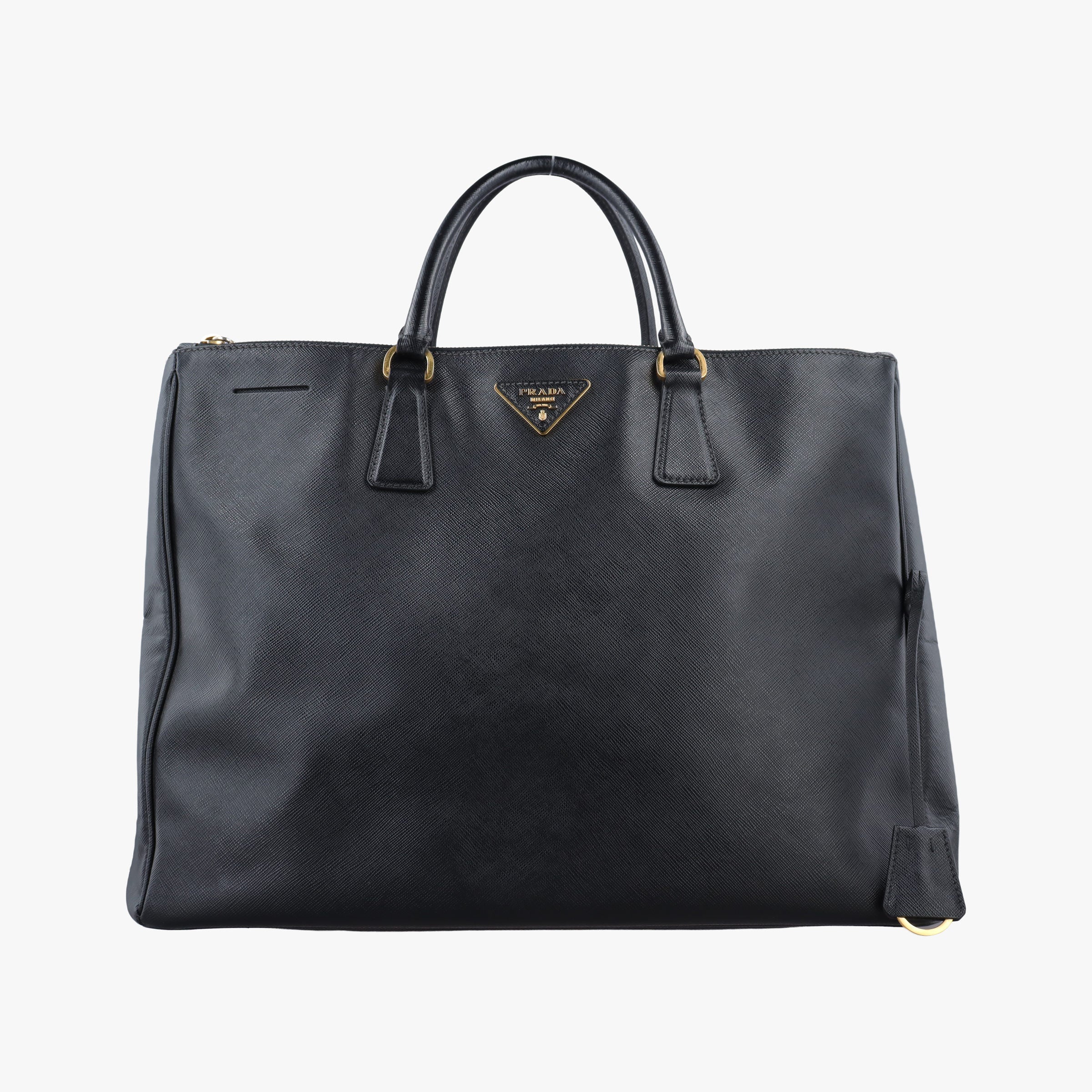 Pre-owned Prada Galleria Black SAFFIANO　Leather BN1802 handbag | stylenewstar