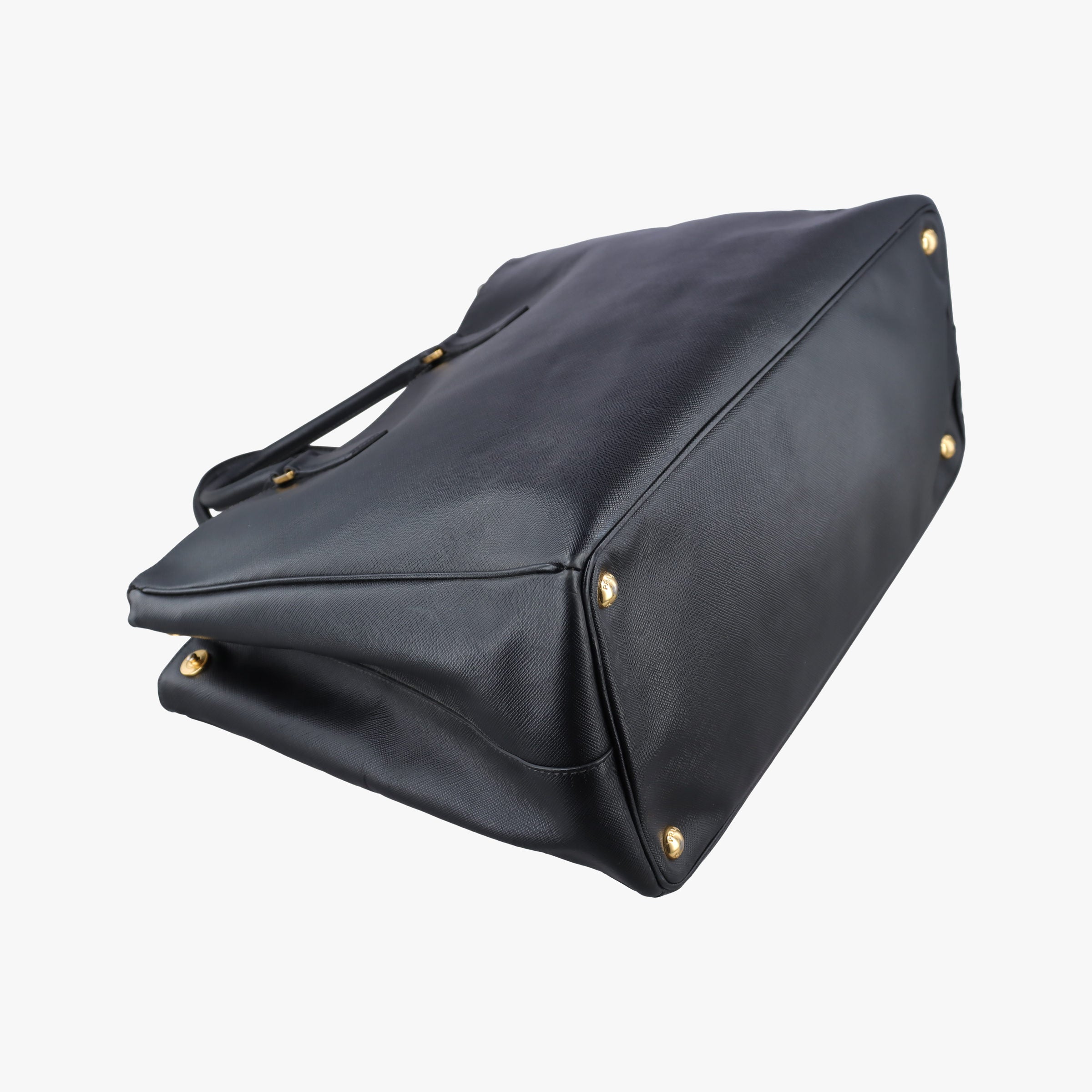Pre-owned Prada Galleria Black SAFFIANO　Leather BN1802 handbag | stylenewstar