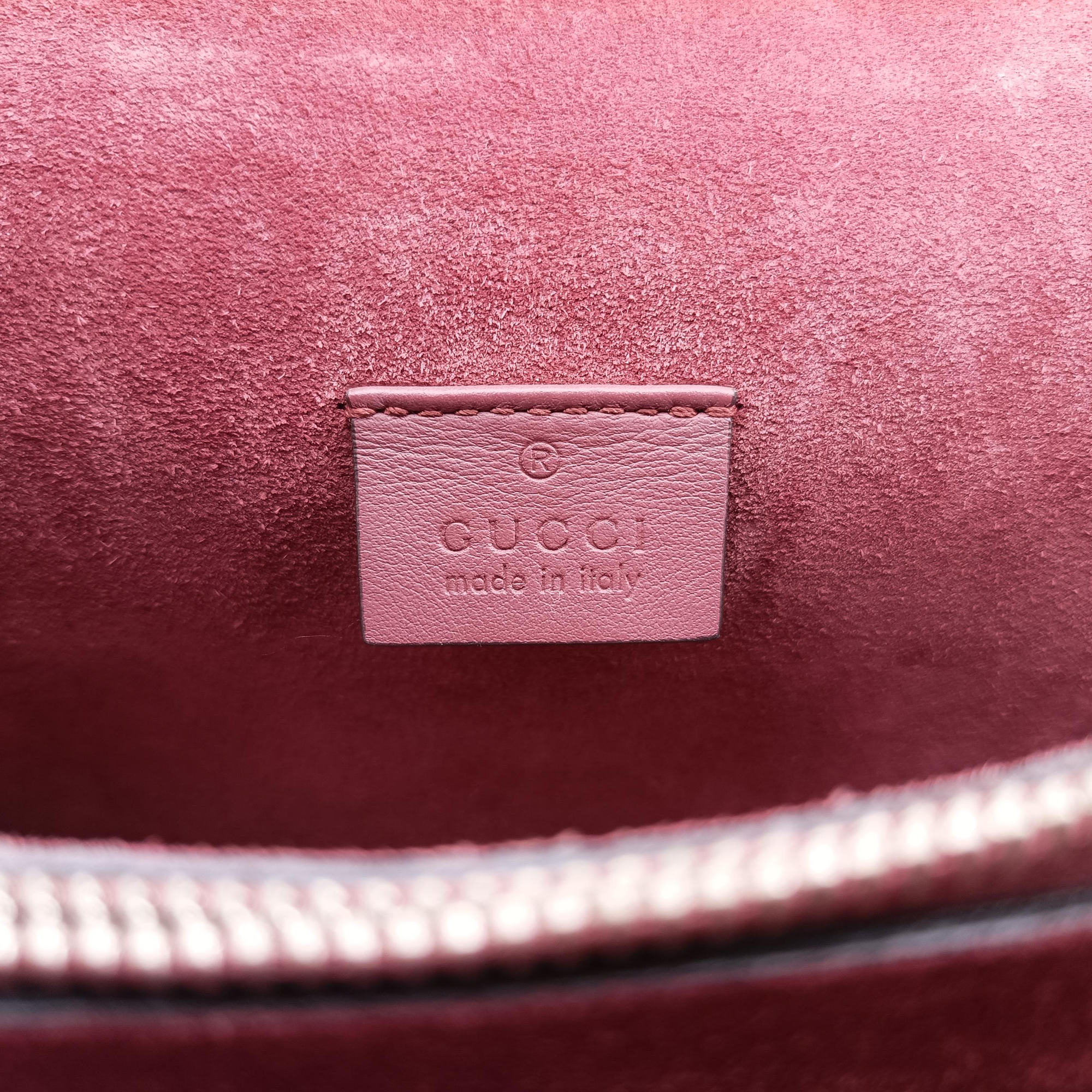 Pre-owned Gucci Dionysus Beige×red×multicolor PVC coated canvas × suede 400249 shoulderbag | stylenewstar
