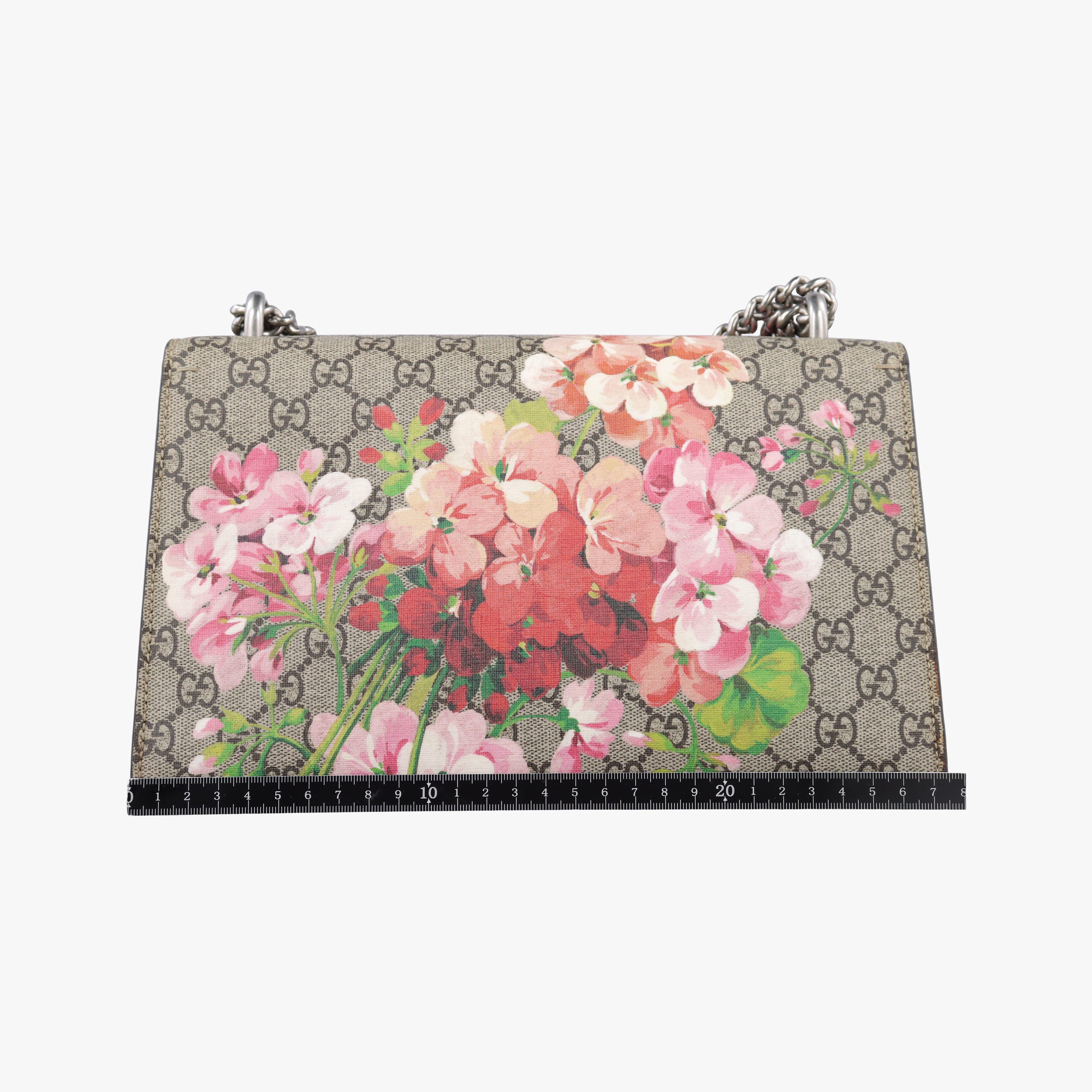 Pre-owned Gucci Dionysus Beige×red×multicolor PVC coated canvas × suede 400249 shoulderbag | stylenewstar
