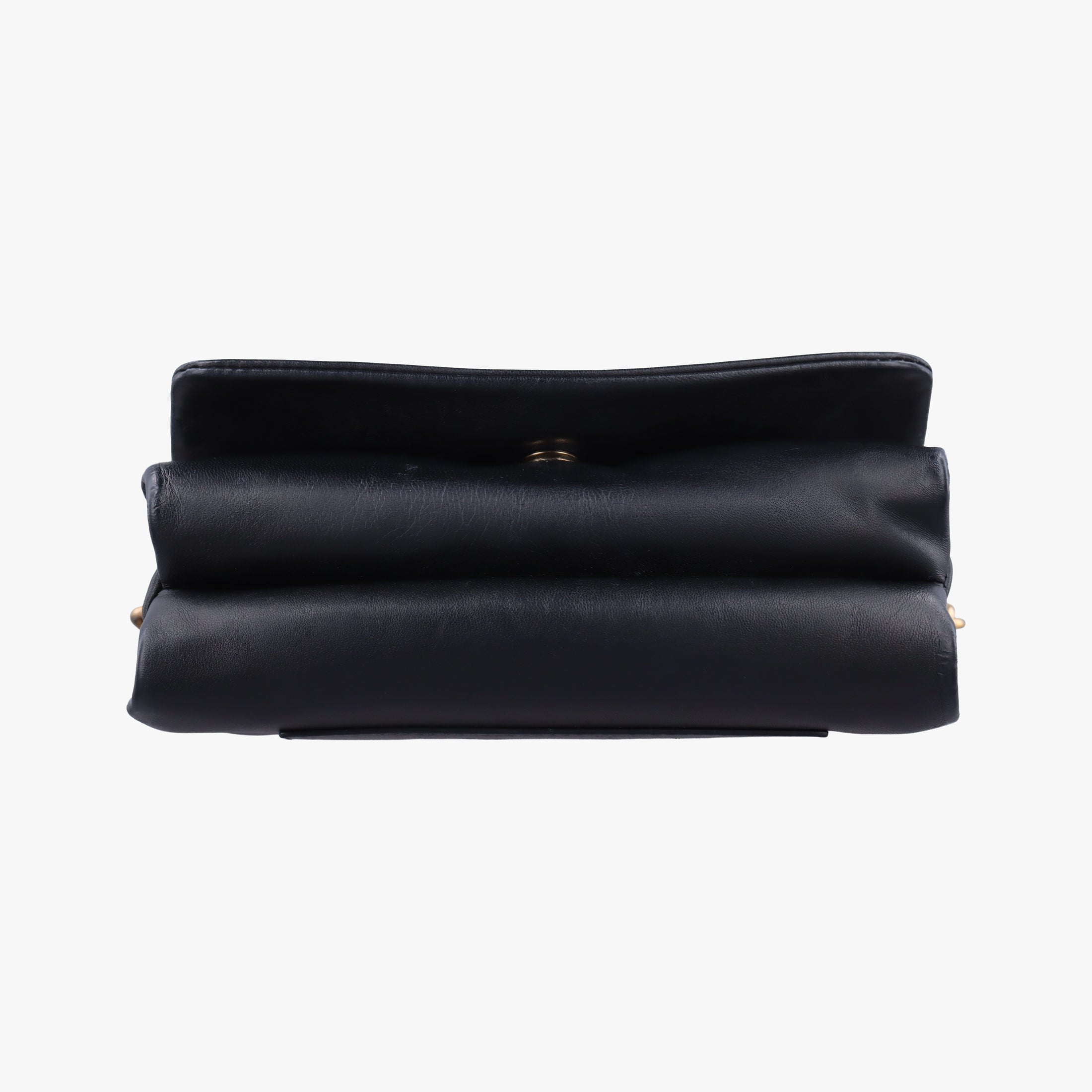Pre-owned VERSACE Medusa Black leather  shoulderbag | stylenewstar