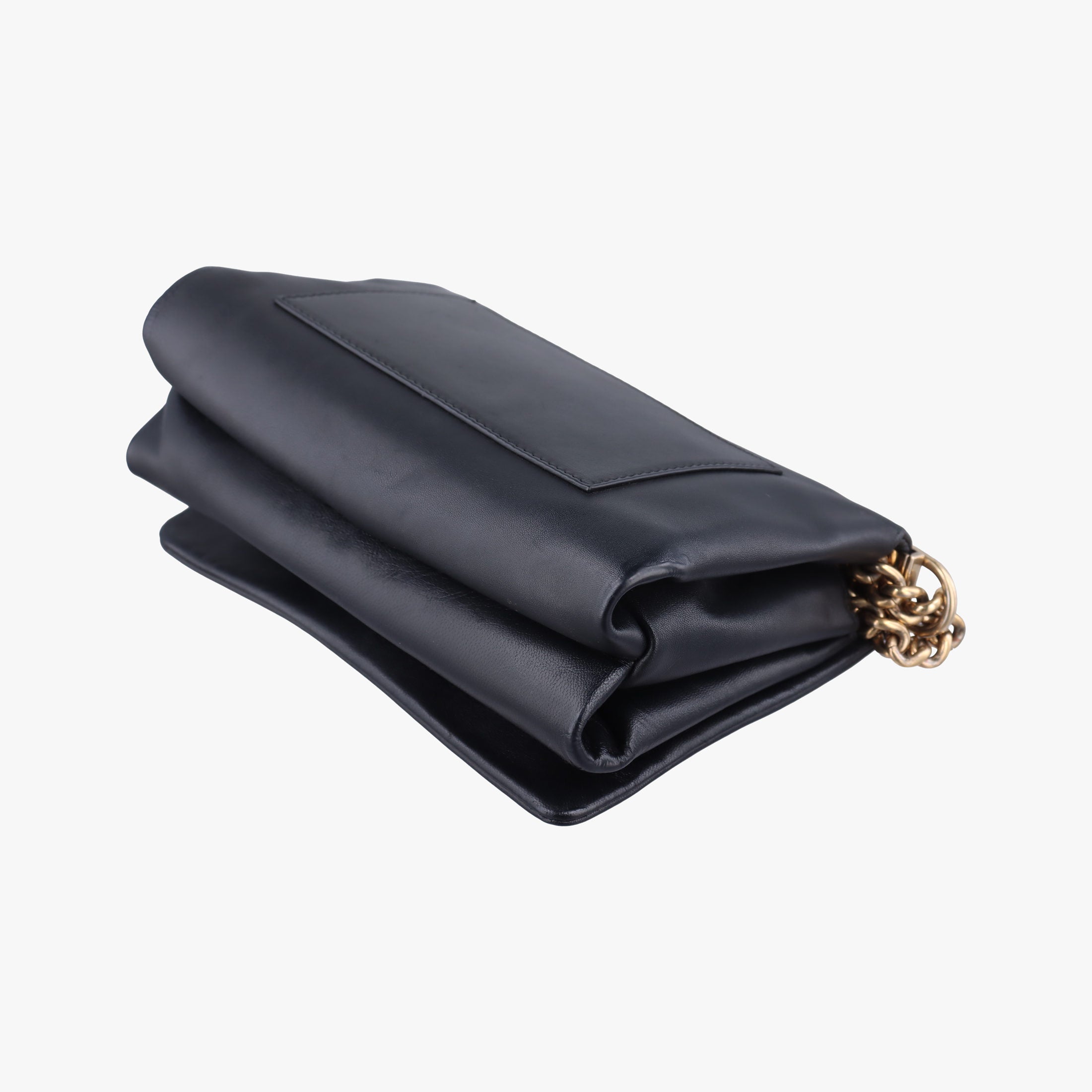 Pre-owned VERSACE Medusa Black leather  shoulderbag | stylenewstar
