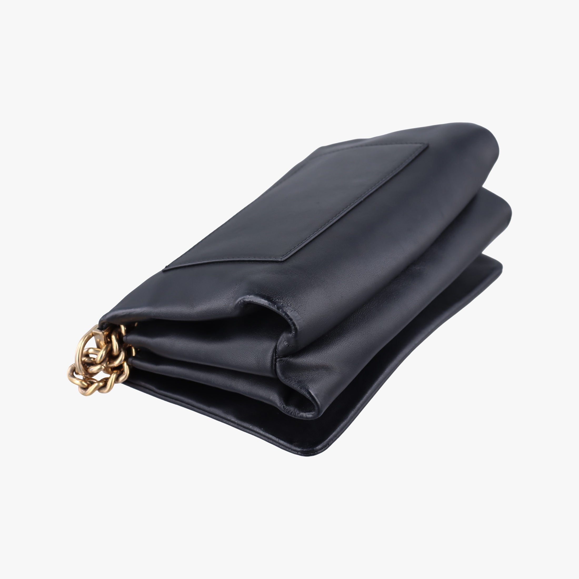Pre-owned VERSACE Medusa Black leather  shoulderbag | stylenewstar