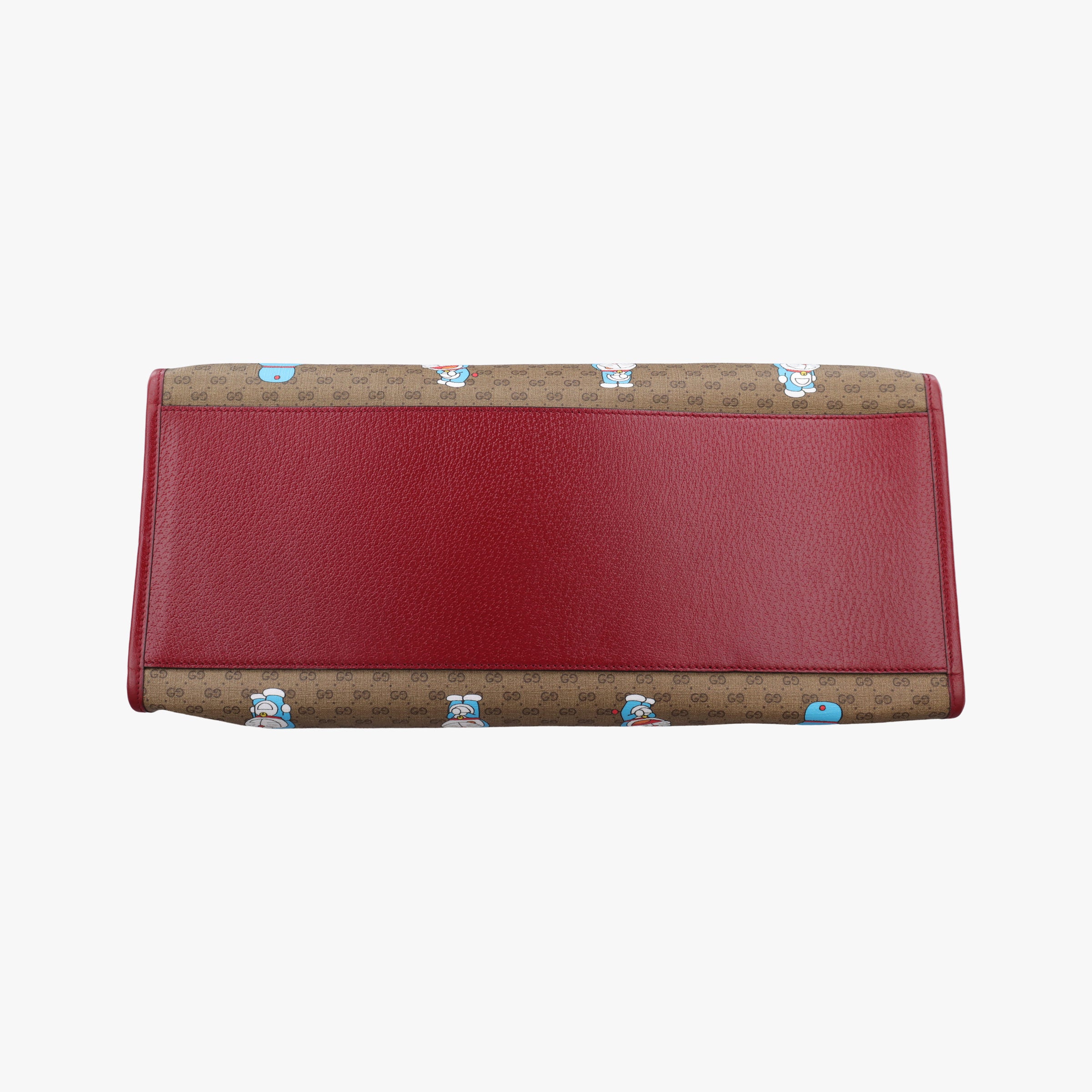 Pre-owned Gucci Fujiko-Pro Doraemon Micro GG Supreme Beige × Red × Multicolor PVC coated canvas 653952 shoulderbag | stylenewstar