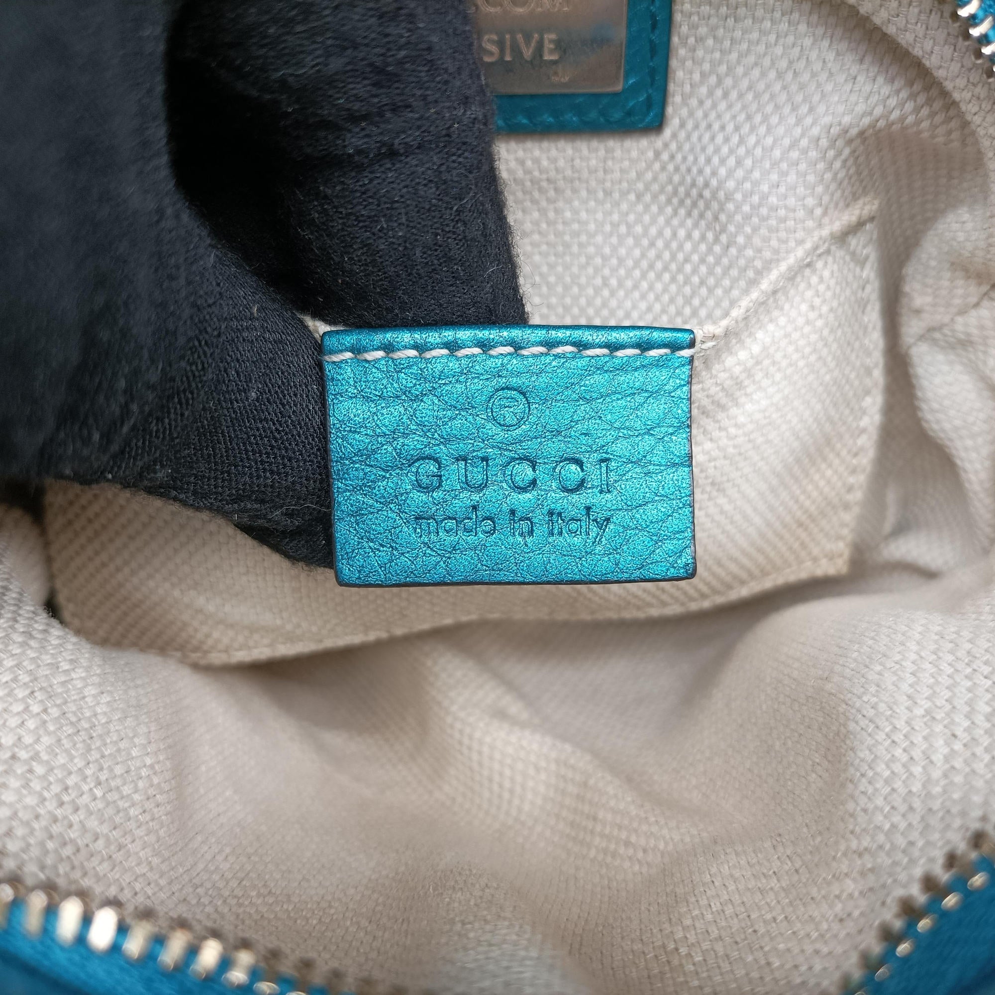 Pre-owned Gucci Soho Blue Leather 353965 shoulderbag | stylenewstar