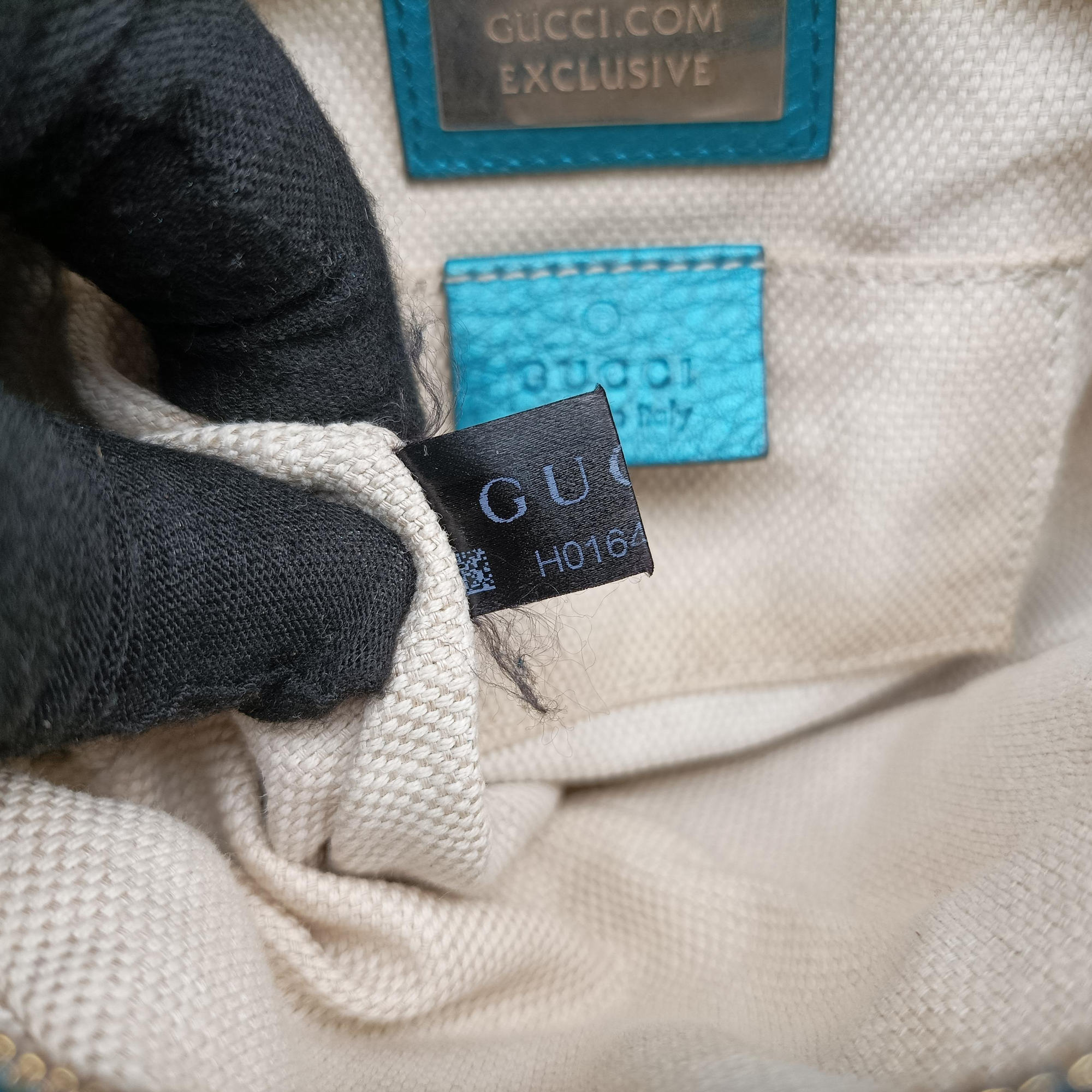 Pre-owned Gucci Soho Blue Leather 353965 shoulderbag | stylenewstar