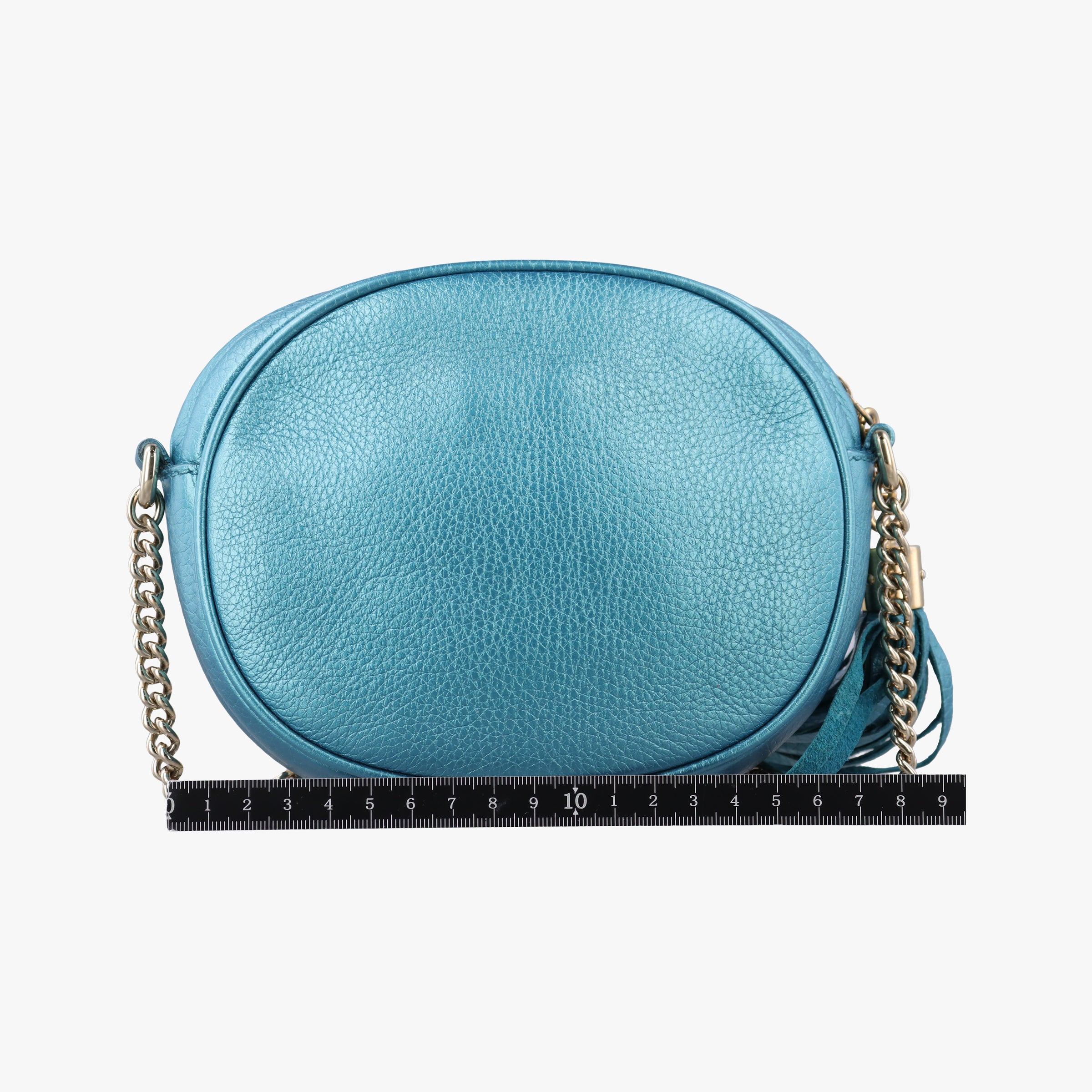 Pre-owned Gucci Soho Blue Leather 353965 shoulderbag | stylenewstar
