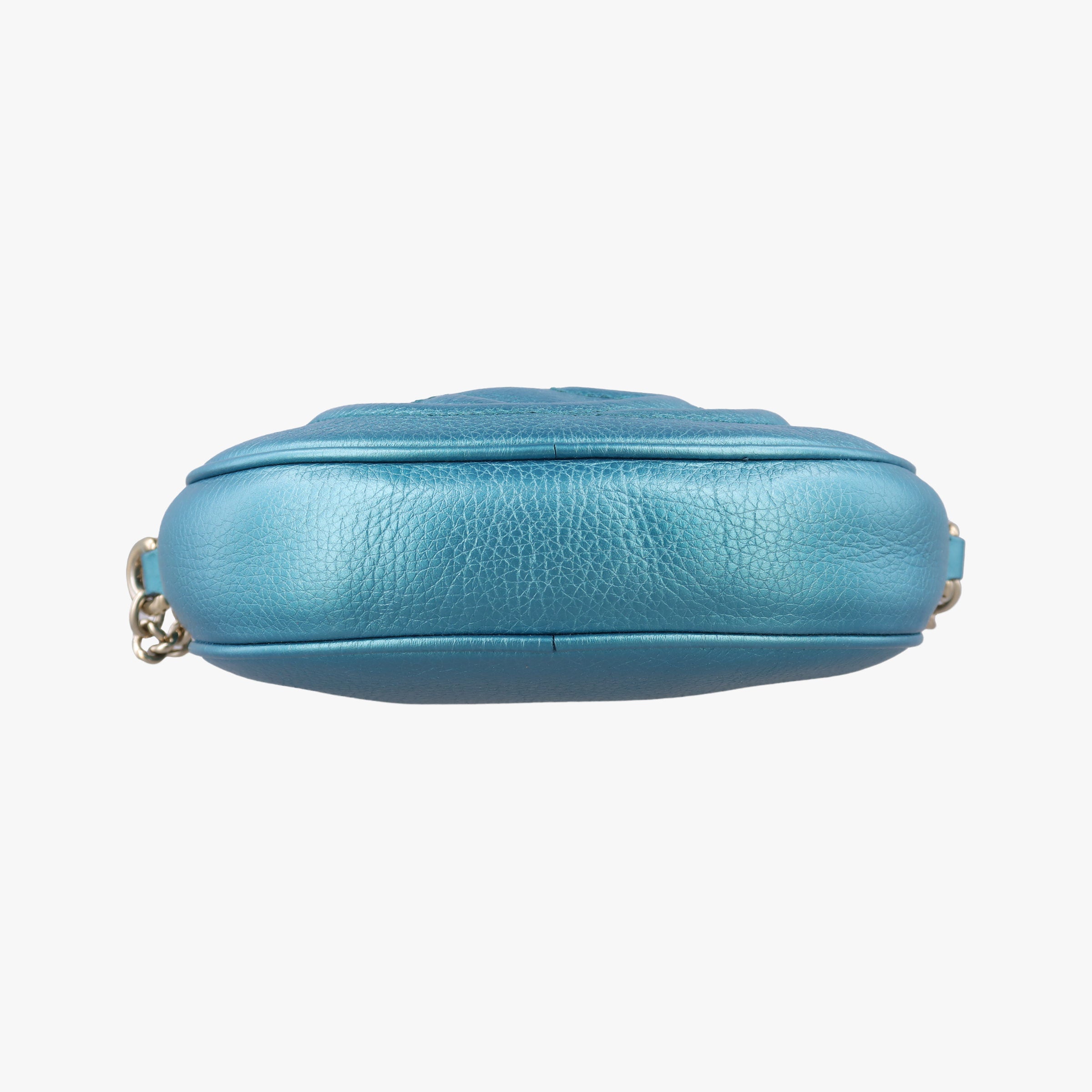 Pre-owned Gucci Soho Blue Leather 353965 shoulderbag | stylenewstar