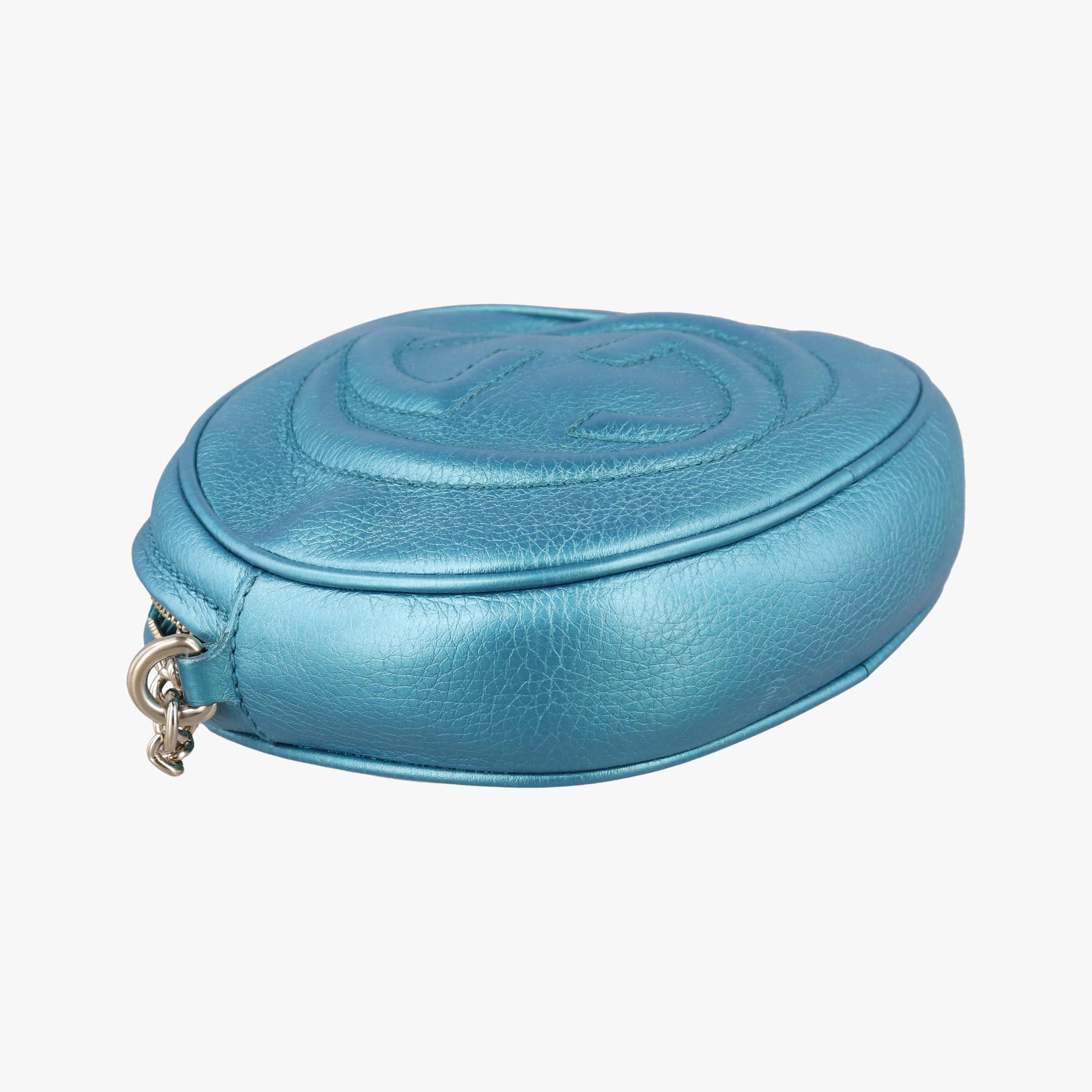 Pre-owned Gucci Soho Blue Leather 353965 shoulderbag | stylenewstar