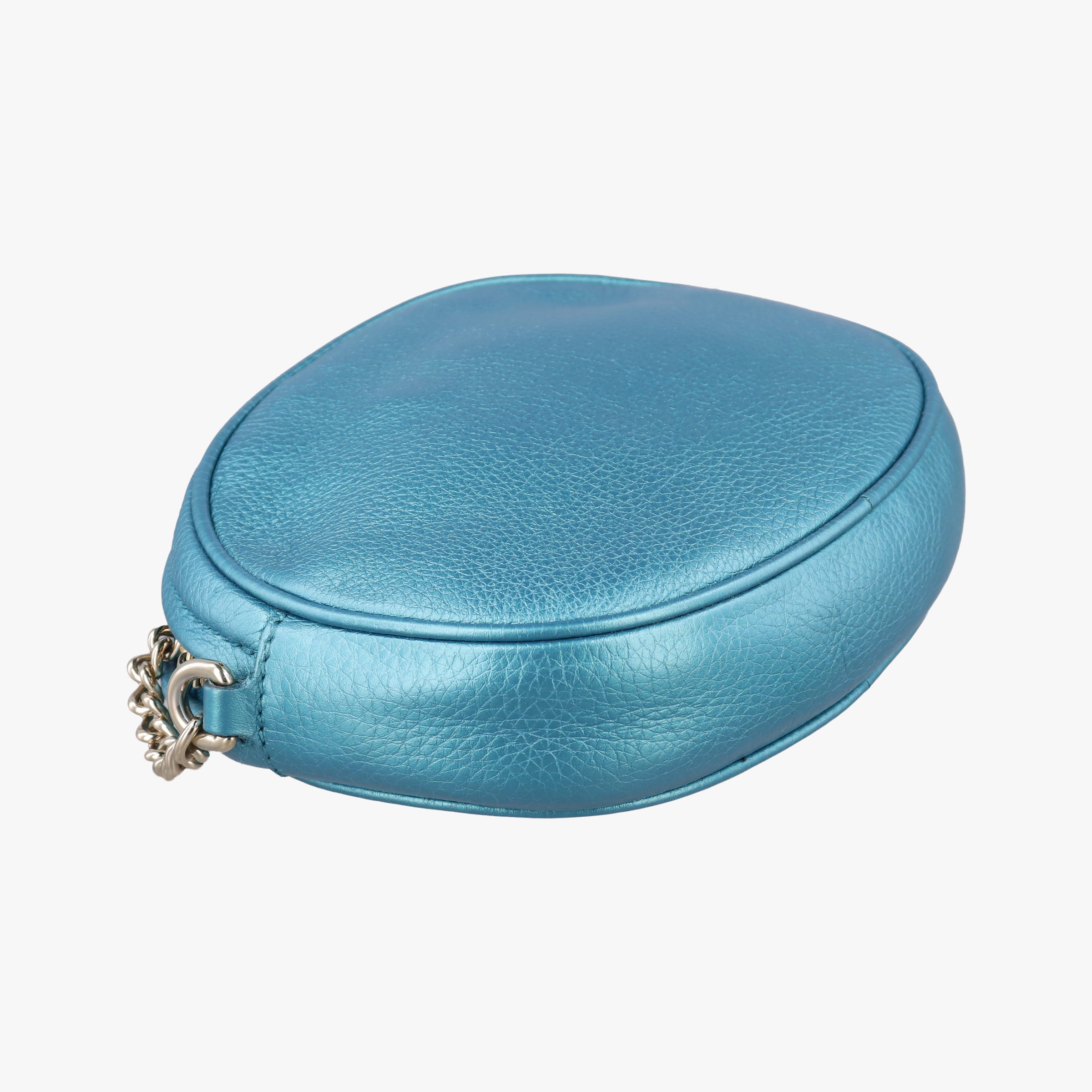 Pre-owned Gucci Soho Blue Leather 353965 shoulderbag | stylenewstar