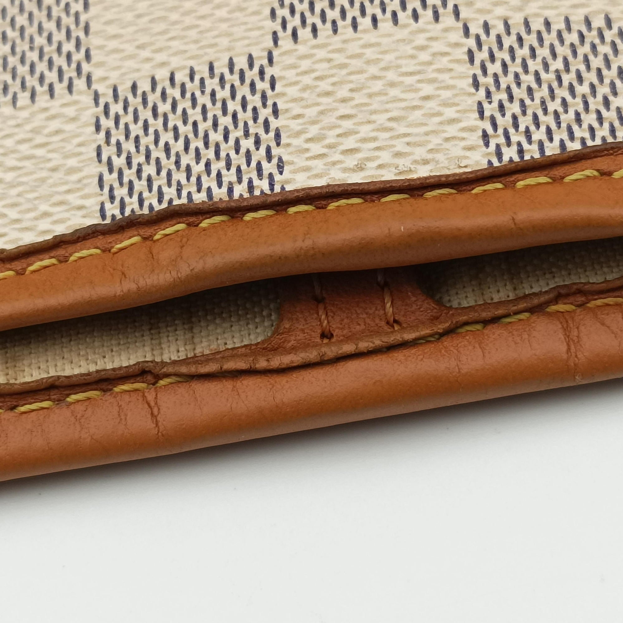 Pre-owned Louis Vuitton NEVERFULL MM AZUR Damier Canvas N51107 handbag | stylenewstar