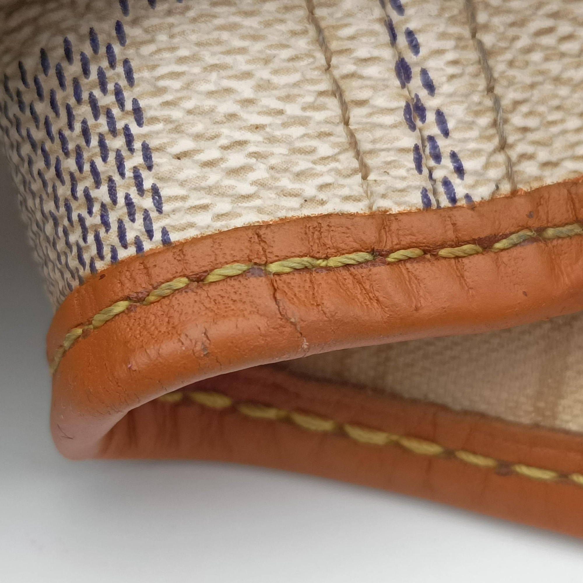 Pre-owned Louis Vuitton NEVERFULL MM AZUR Damier Canvas N51107 handbag | stylenewstar