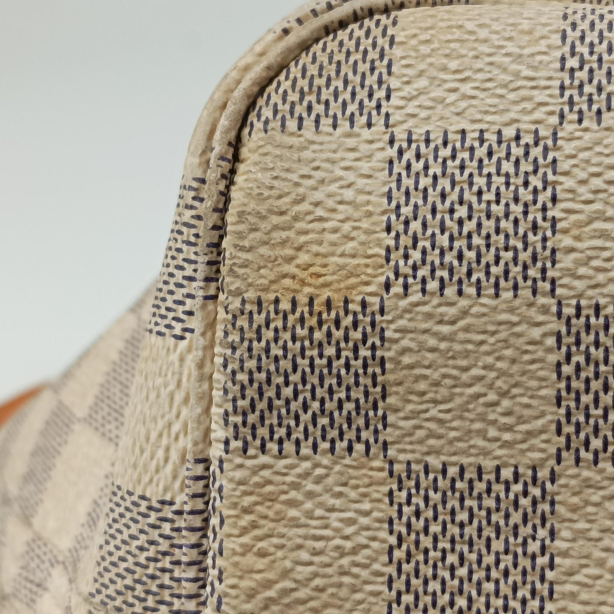 Pre-owned Louis Vuitton NEVERFULL MM AZUR Damier Canvas N51107 handbag | stylenewstar