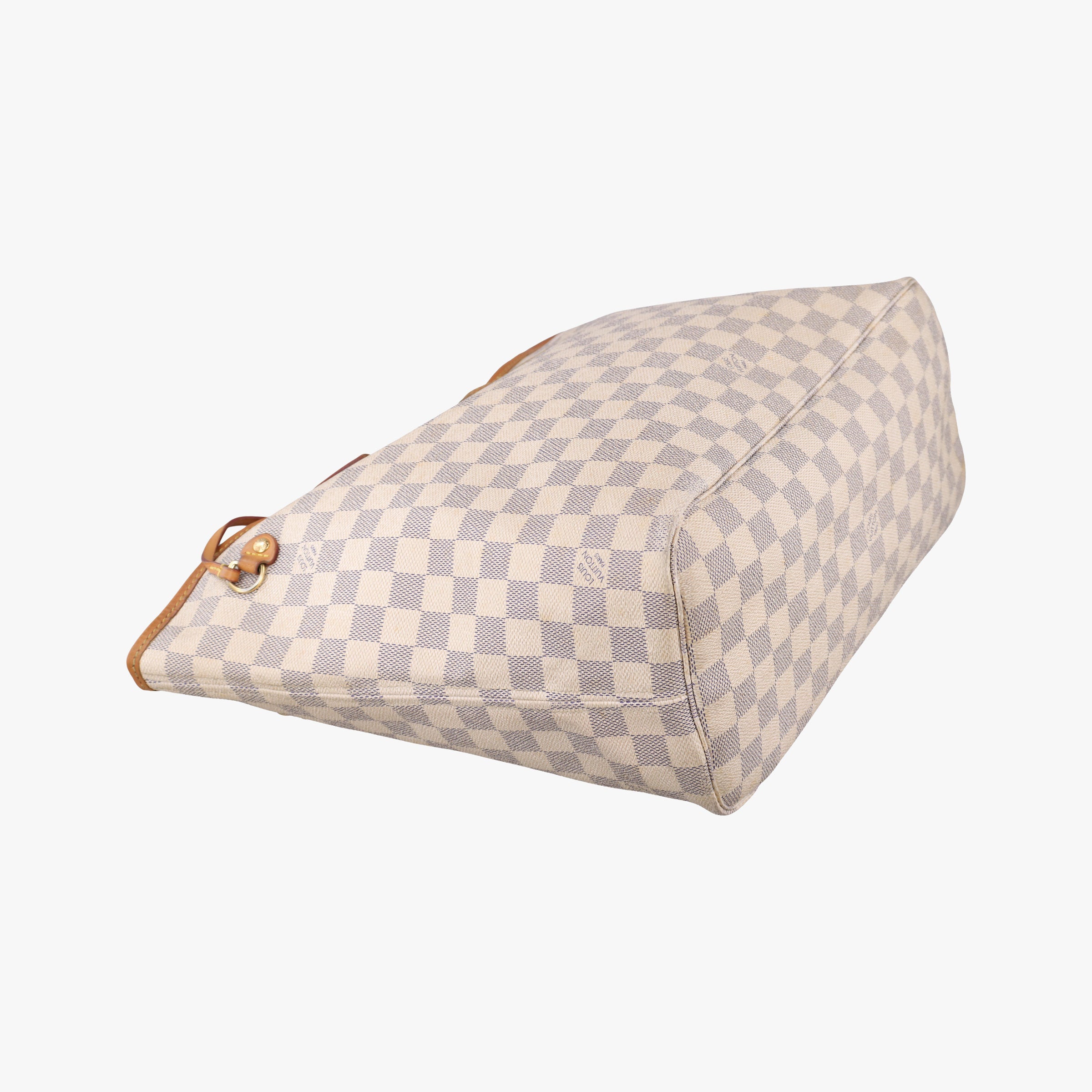 Pre-owned Louis Vuitton NEVERFULL MM AZUR Damier Canvas N51107 handbag | stylenewstar
