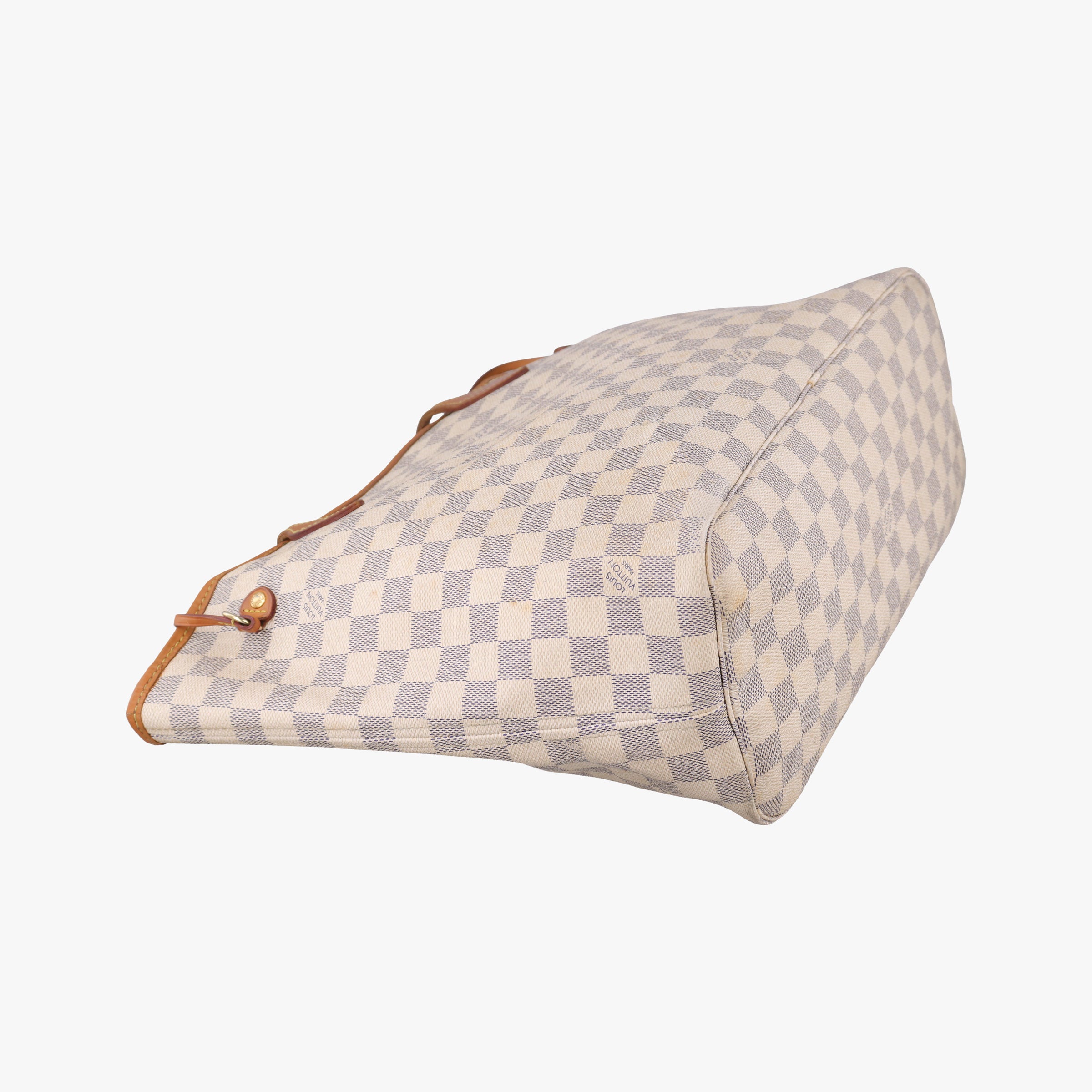 Pre-owned Louis Vuitton NEVERFULL MM AZUR Damier Canvas N51107 handbag | stylenewstar