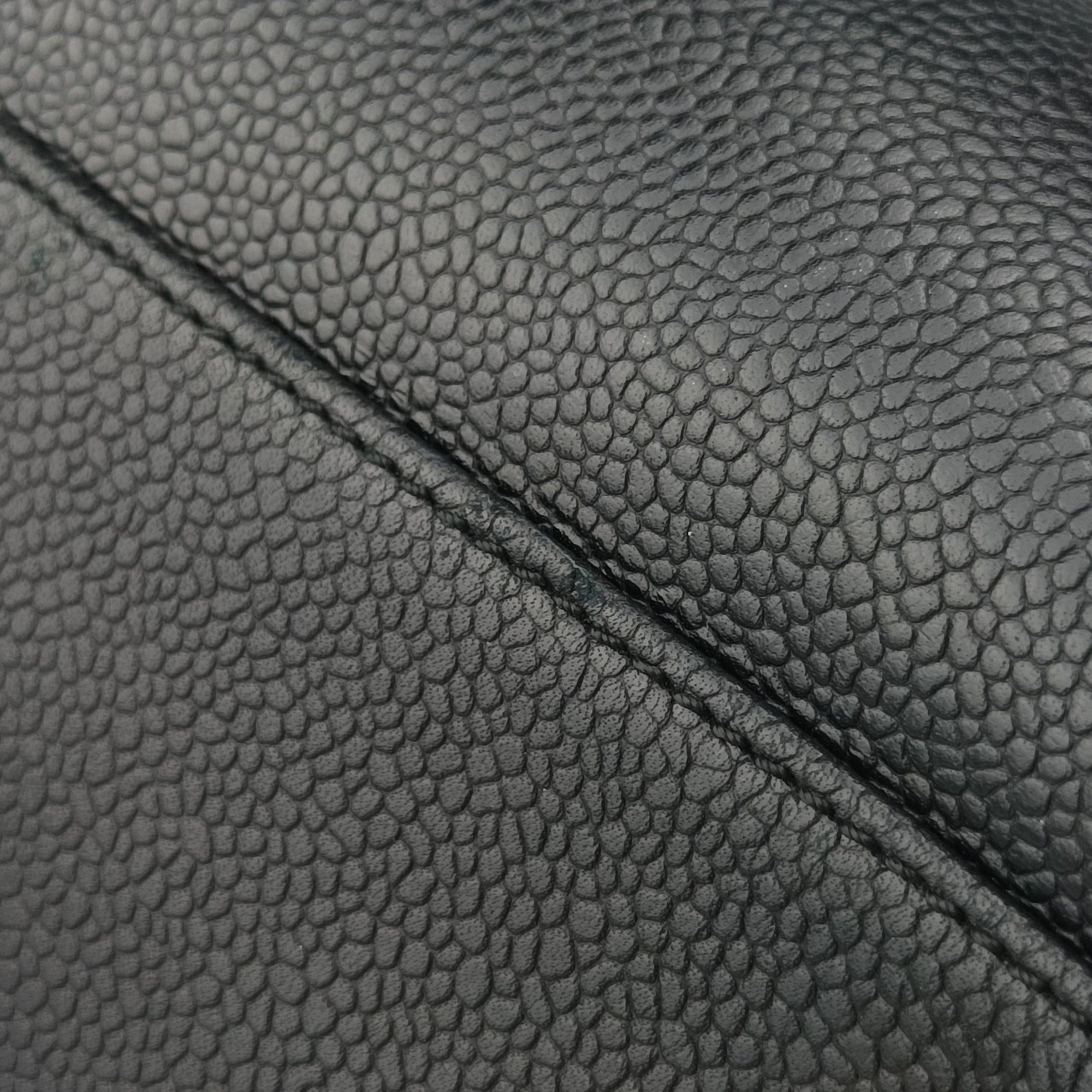 Pre-owned Chanel Deka Coco Mark Boston Black Caviar Skin A01990 handbag | stylenewstar