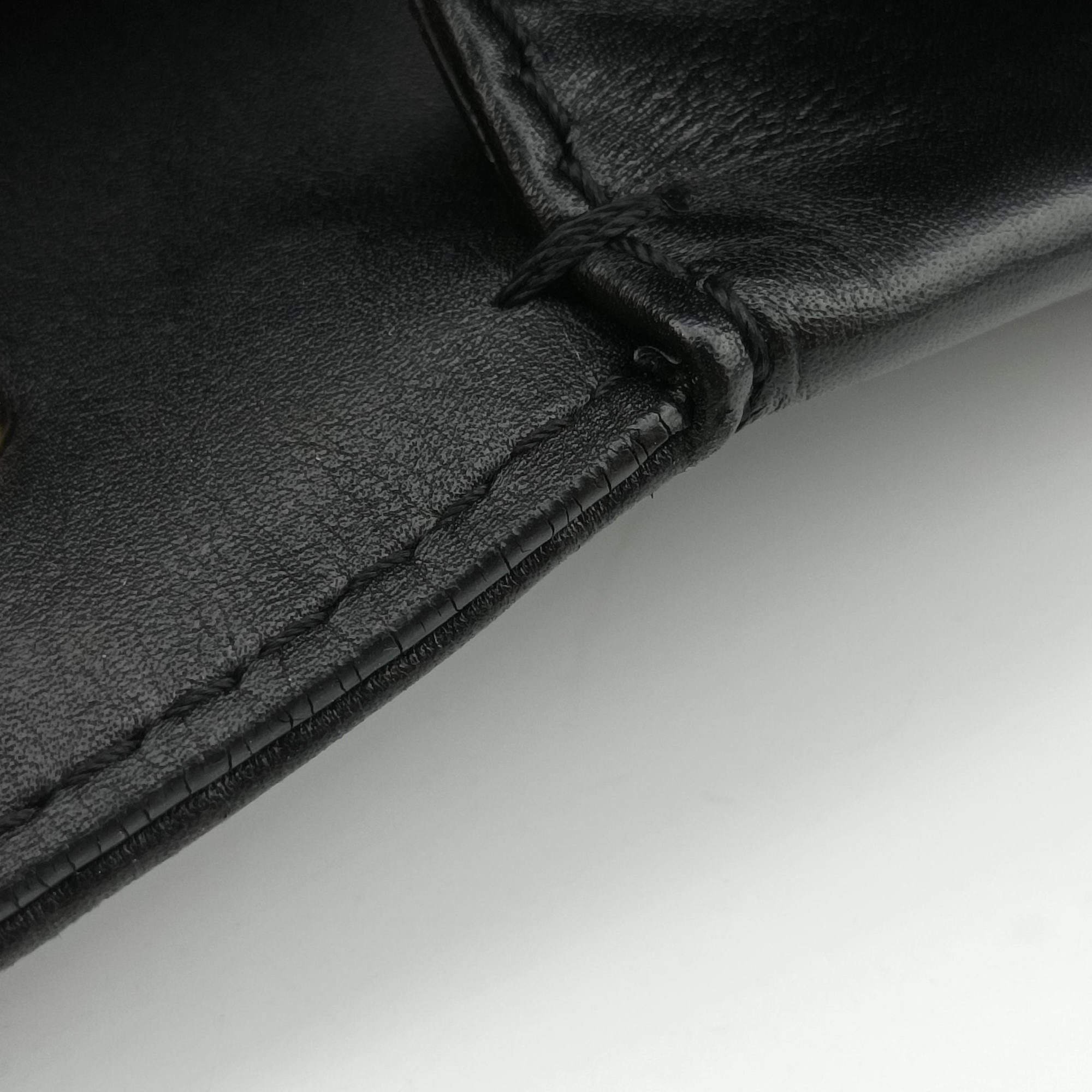 Pre-owned Valentino Rockstud Va Va Voom Black Leather  shoulderbag | stylenewstar