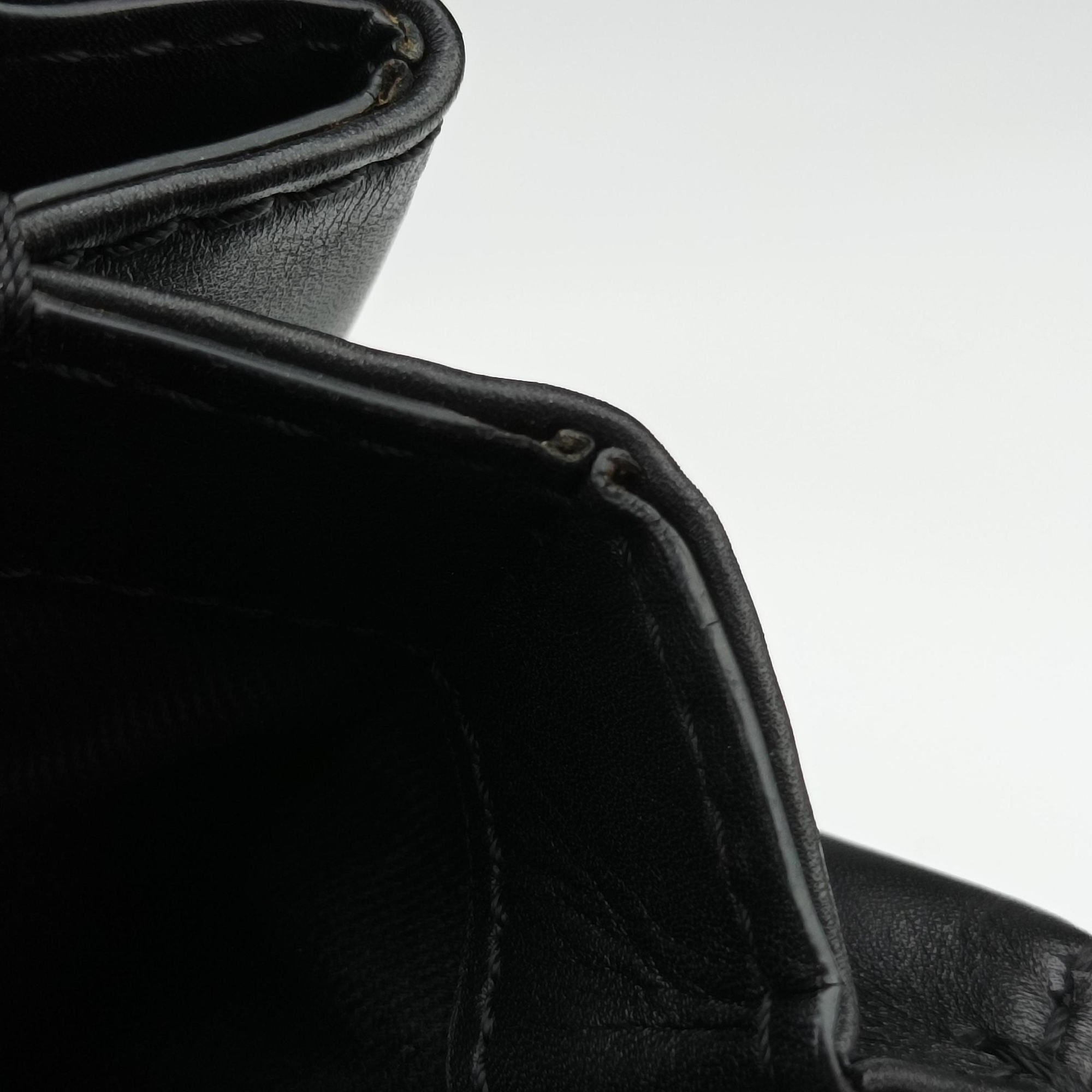 Pre-owned Valentino Rockstud Va Va Voom Black Leather  shoulderbag | stylenewstar
