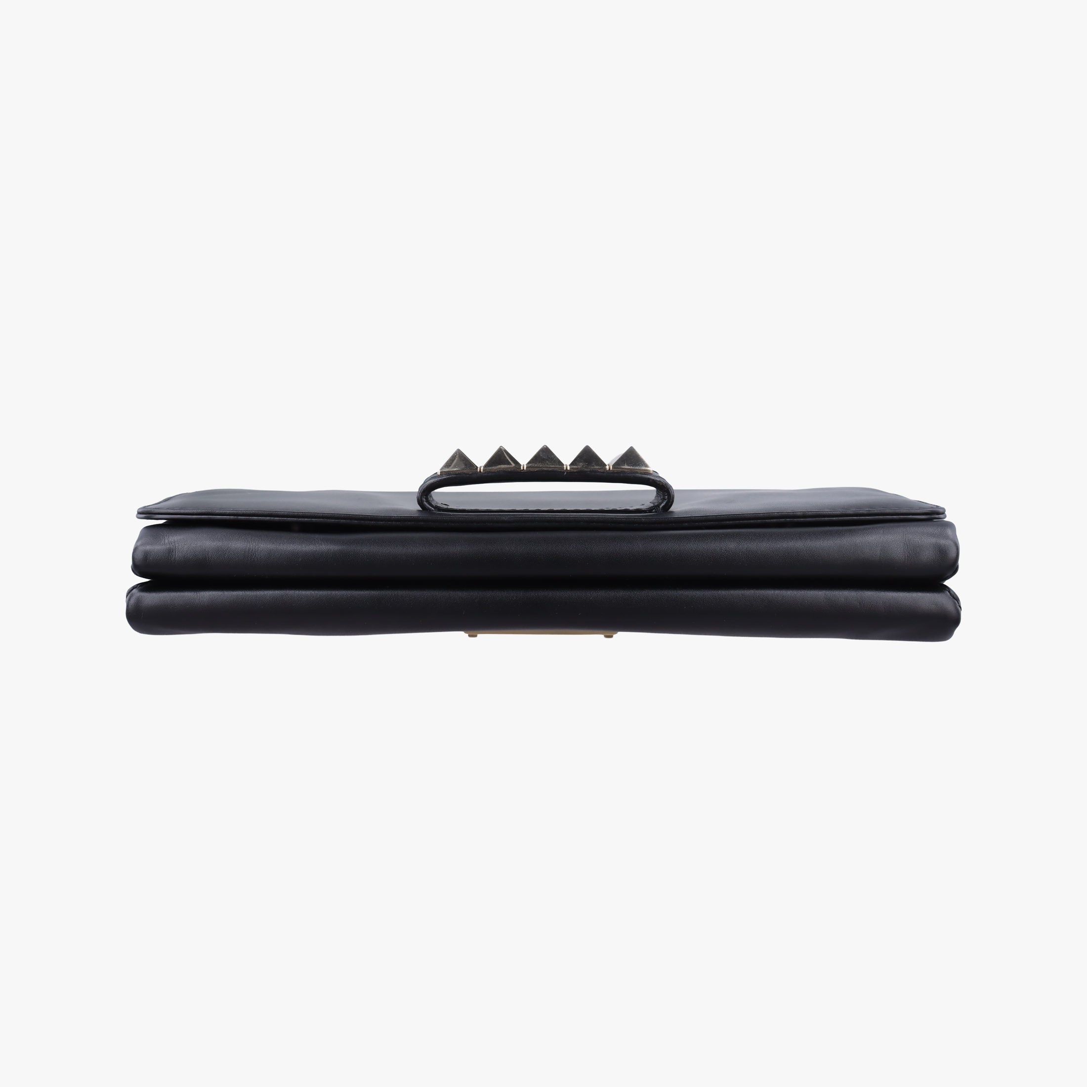 Pre-owned Valentino Rockstud Va Va Voom Black Leather  shoulderbag | stylenewstar