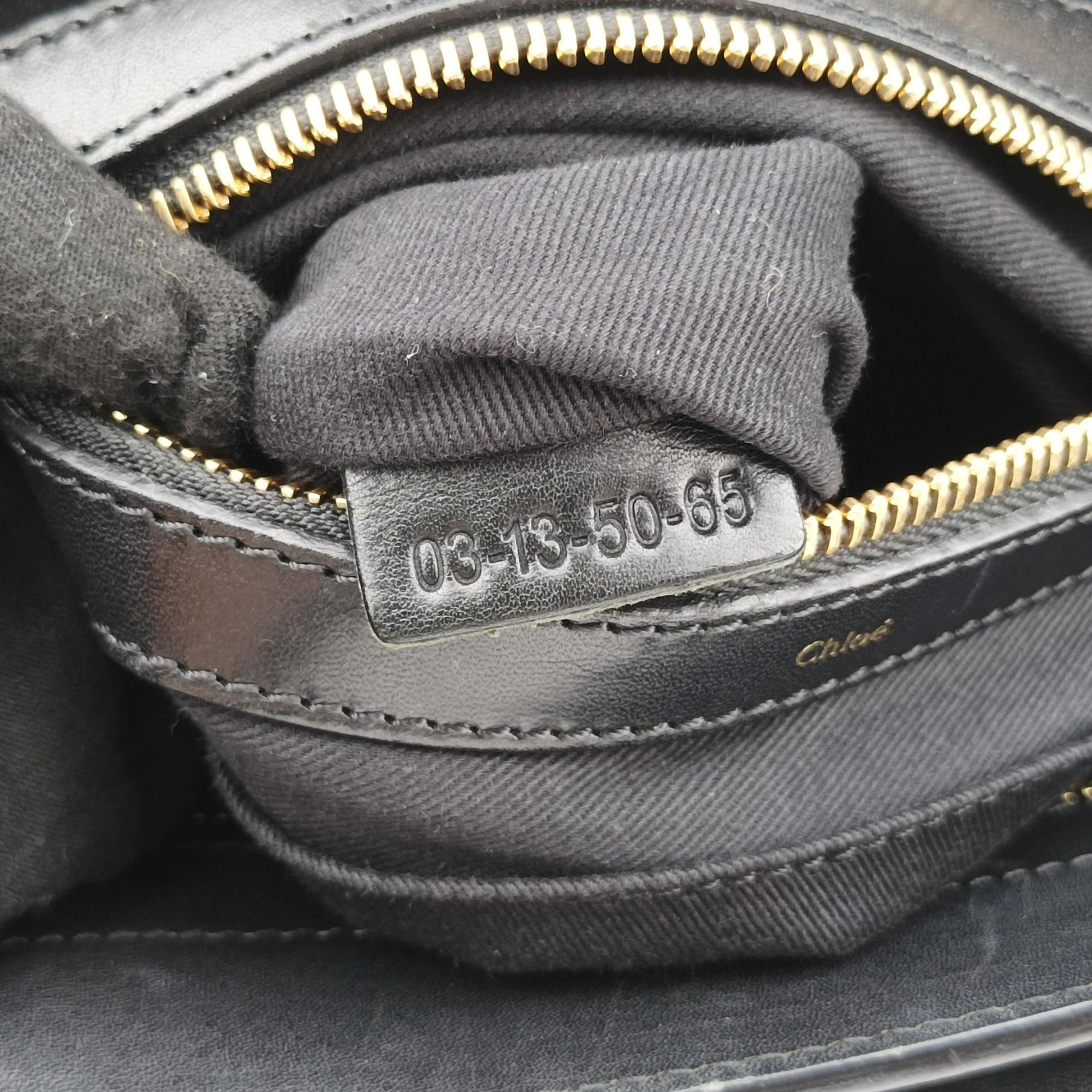 Pre-owned Chloe Alice Black x Bordeaux leather  handbag | stylenewstar