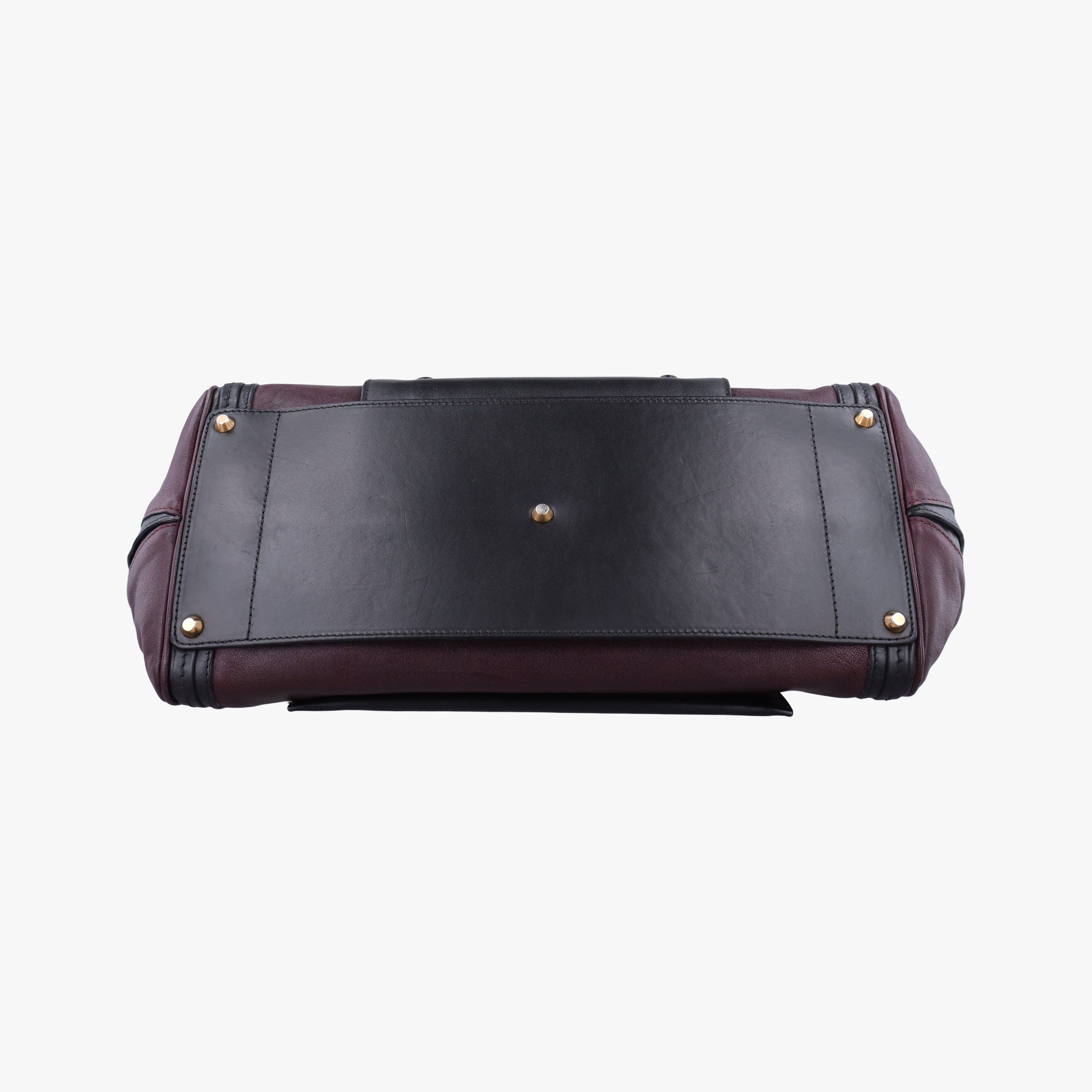 Pre-owned Chloe Alice Black x Bordeaux leather  handbag | stylenewstar