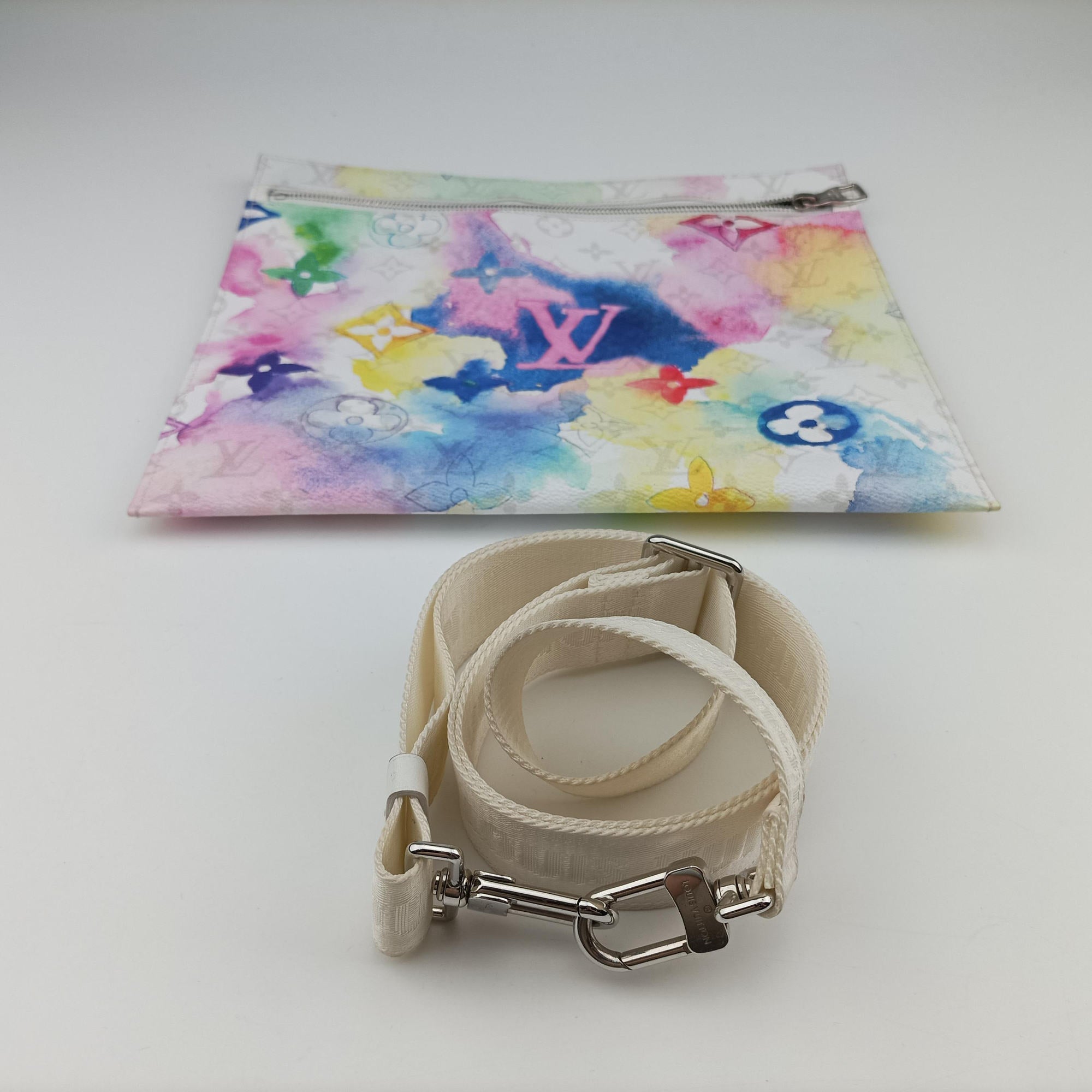 Pre-owned Louis Vuitton Weekend Tote GM Multicolor PVC coated canvas M45754 shoulderbag | stylenewstar