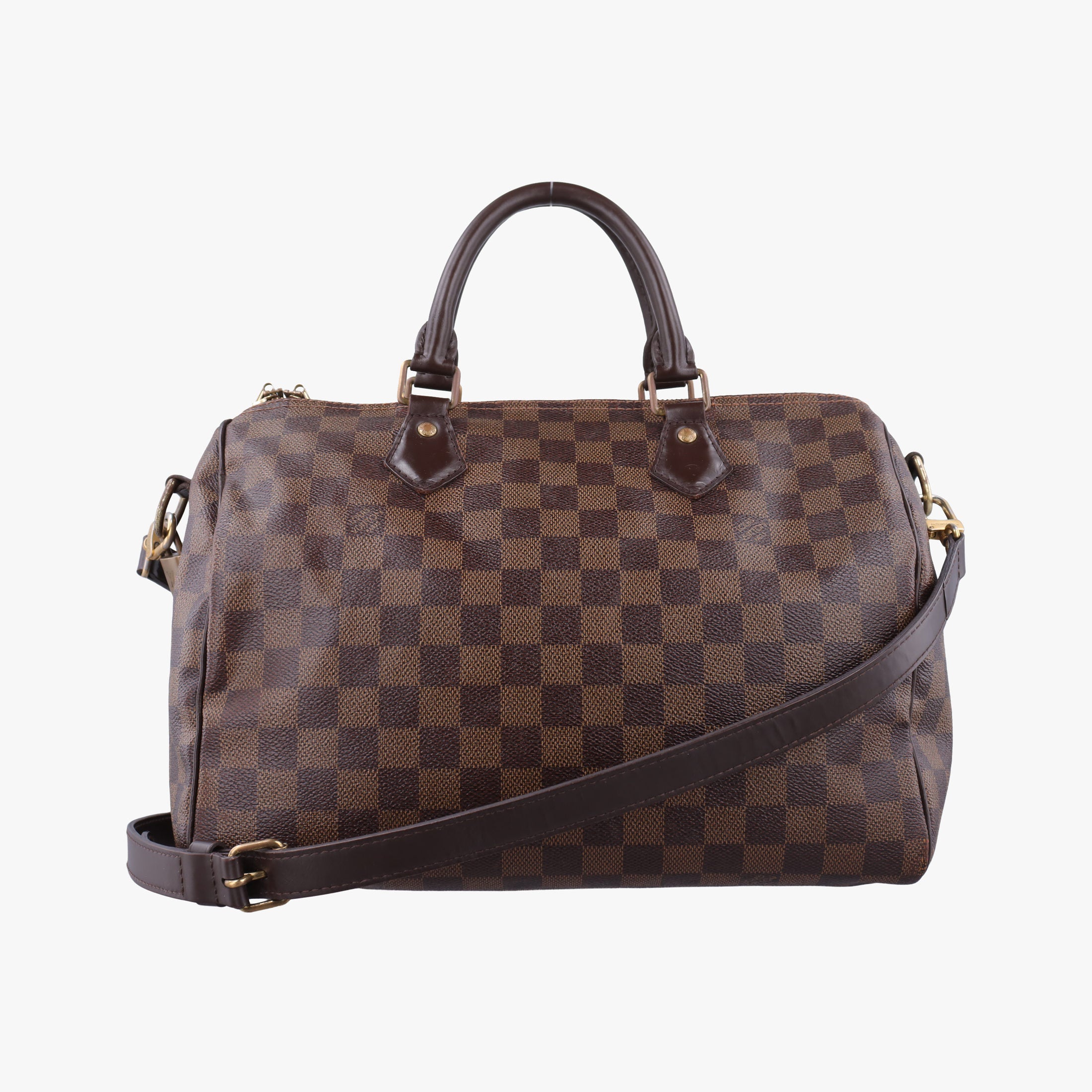 Secondhand Louis Vuitton Speedy Bandouliere30 EBENE Damier Canvas N41183 shoulderbag | stylenewstar