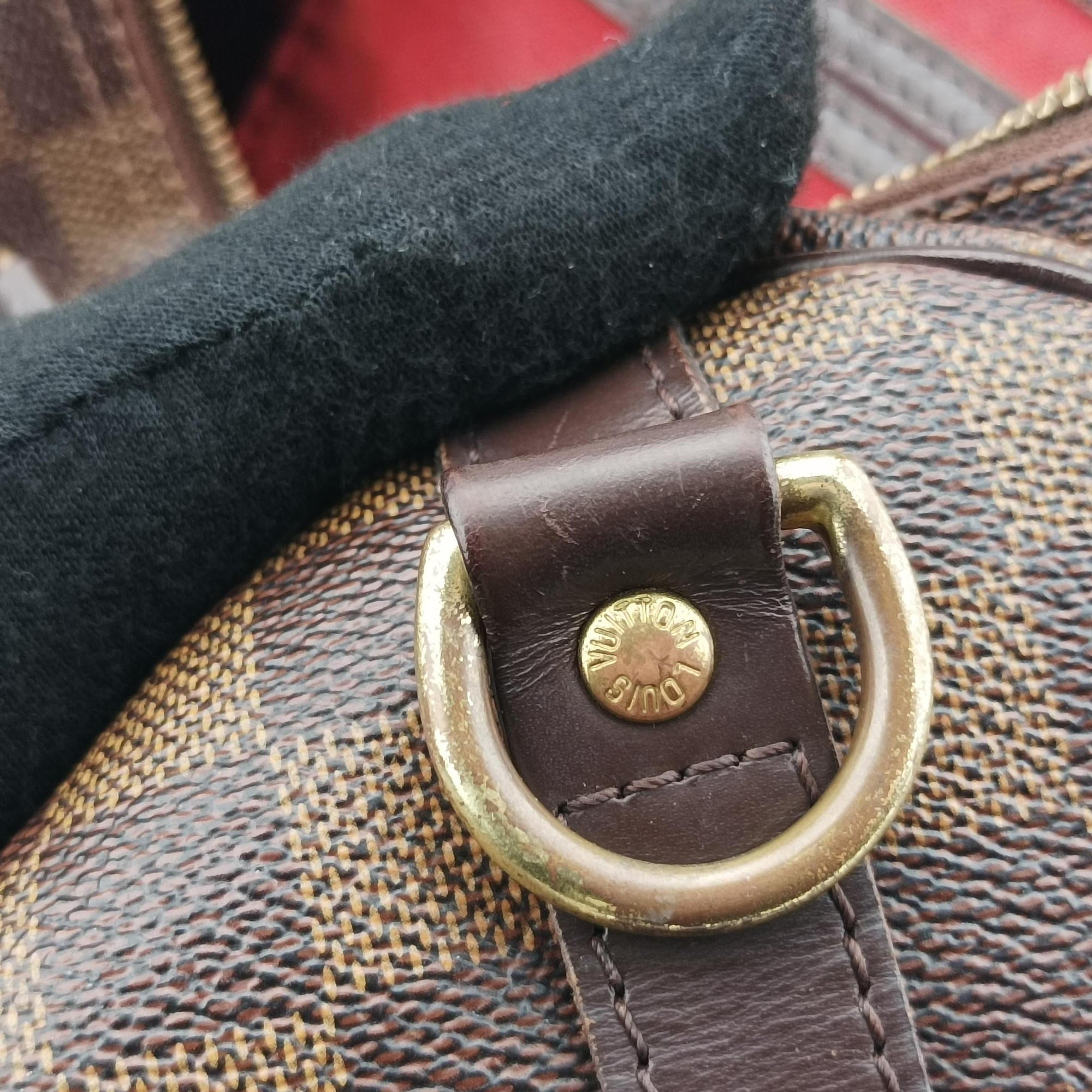 Secondhand Louis Vuitton Speedy Bandouliere30 EBENE Damier Canvas N41183 shoulderbag | stylenewstar