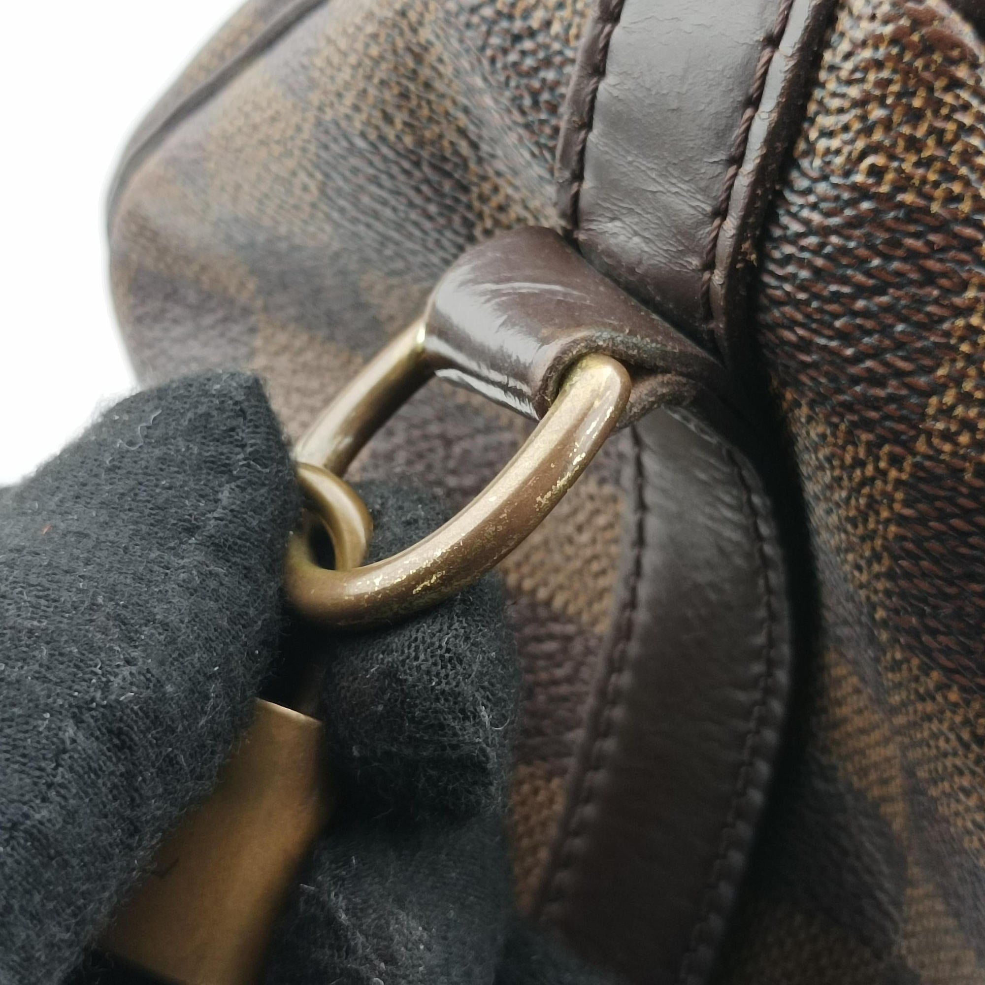 Secondhand Louis Vuitton Speedy Bandouliere30 EBENE Damier Canvas N41183 shoulderbag | stylenewstar