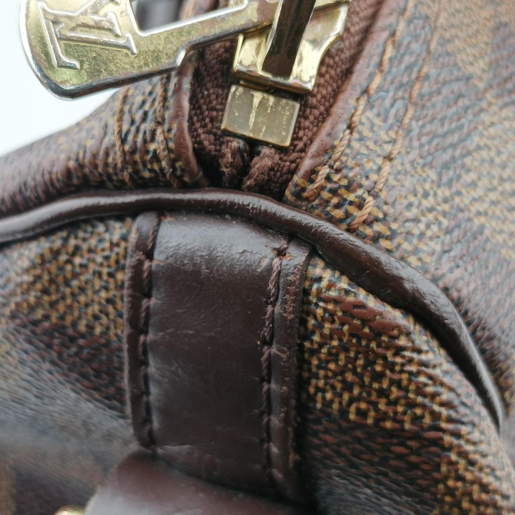 Secondhand Louis Vuitton Speedy Bandouliere30 EBENE Damier Canvas N41183 shoulderbag | stylenewstar