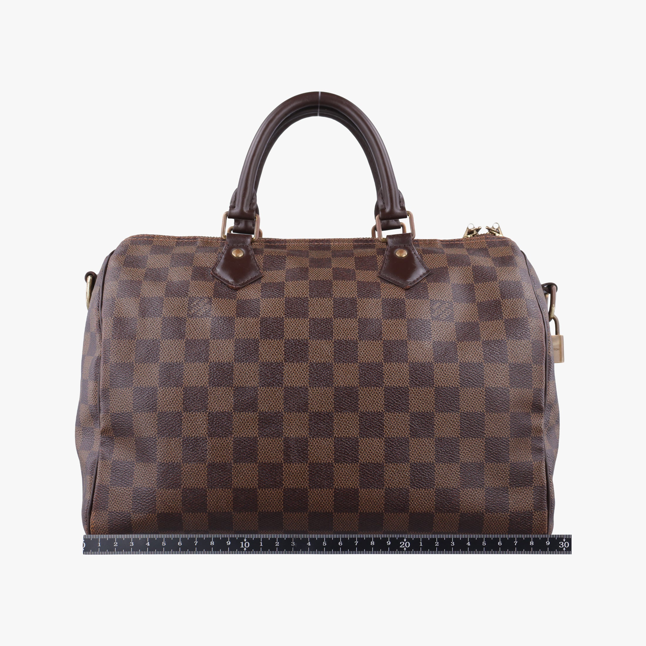 Secondhand Louis Vuitton Speedy Bandouliere30 EBENE Damier Canvas N41183 shoulderbag | stylenewstar