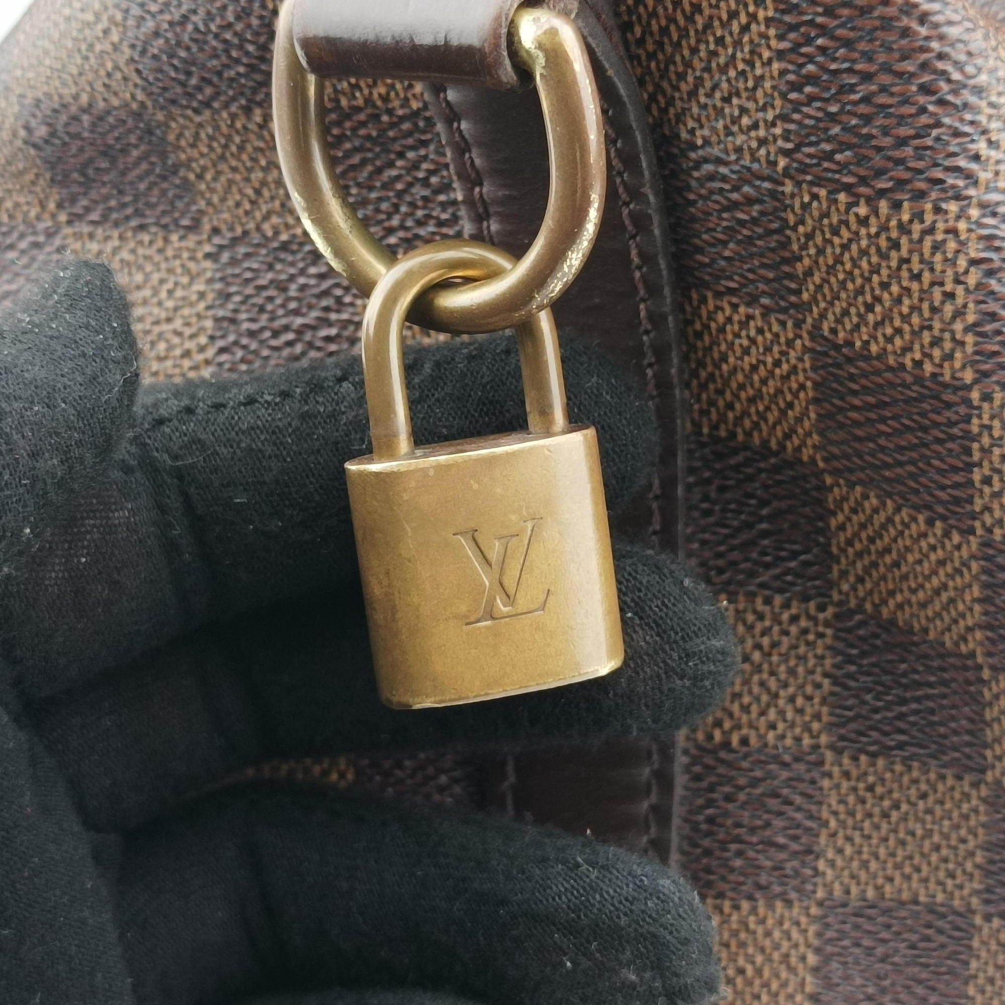 Secondhand Louis Vuitton Speedy Bandouliere30 EBENE Damier Canvas N41183 shoulderbag | stylenewstar