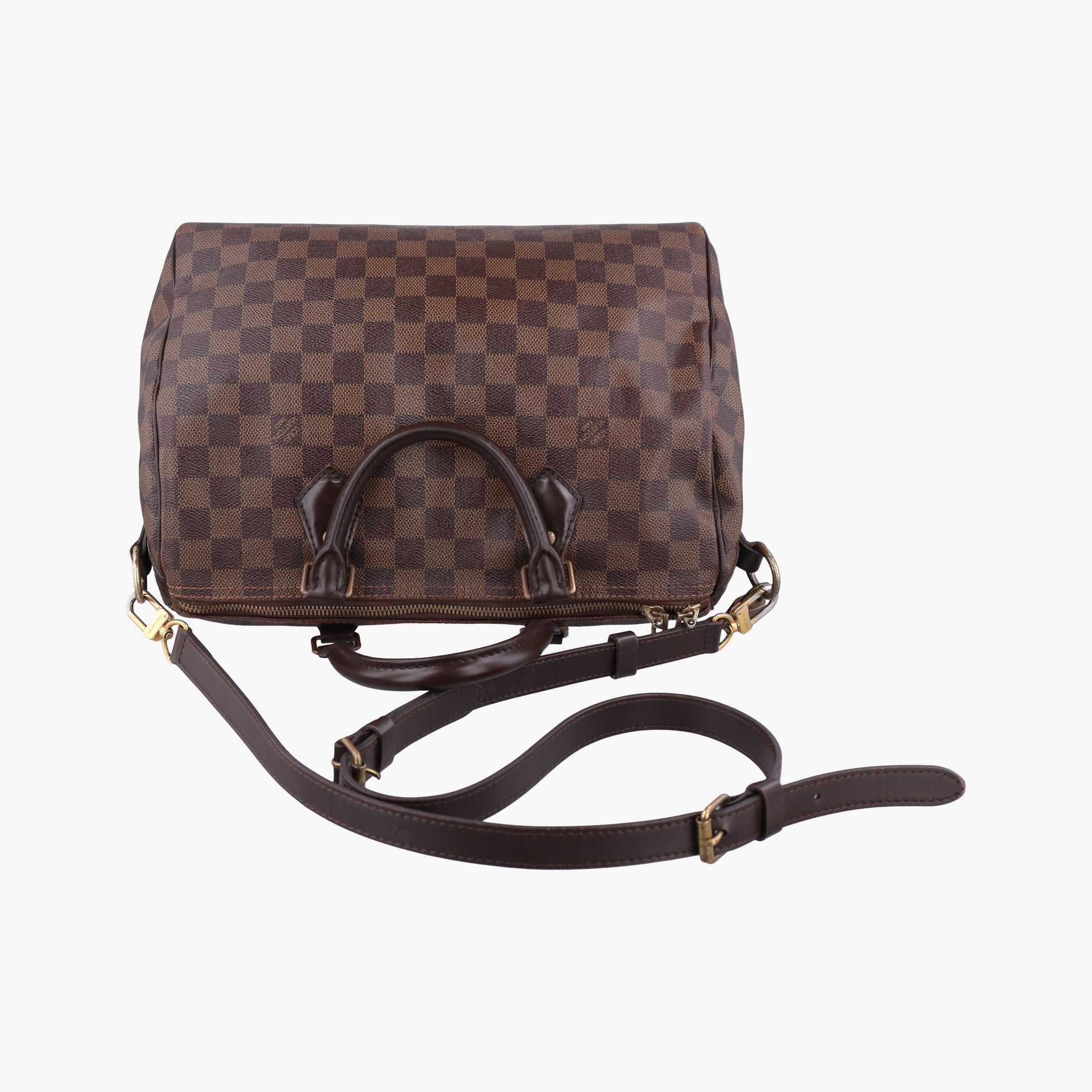 Secondhand Louis Vuitton Speedy Bandouliere30 EBENE Damier Canvas N41183 shoulderbag | stylenewstar